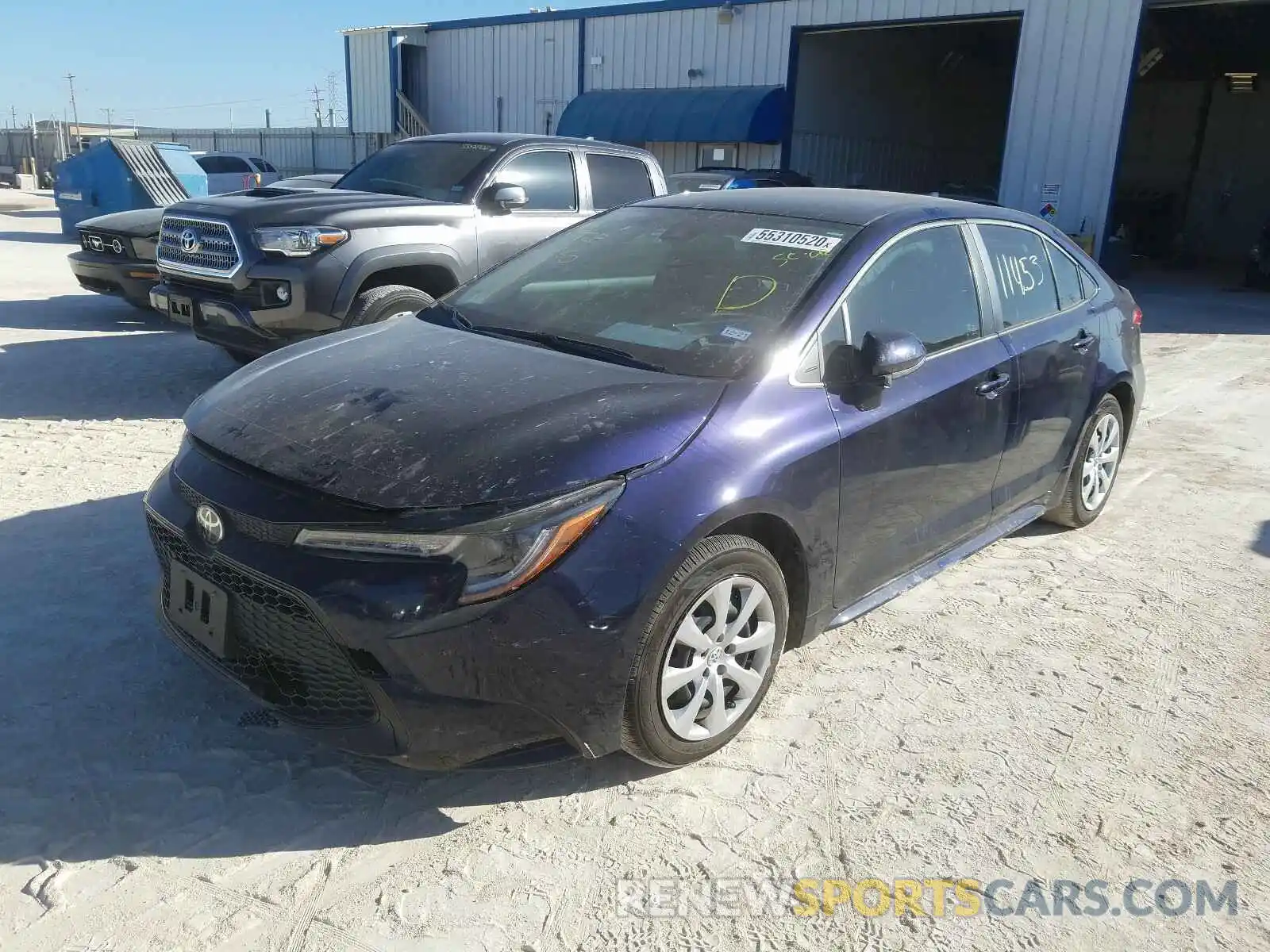 2 Photograph of a damaged car JTDEPRAE2LJ083686 TOYOTA COROLLA 2020