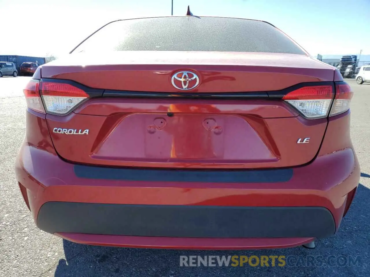 6 Photograph of a damaged car JTDEPRAE2LJ084661 TOYOTA COROLLA 2020