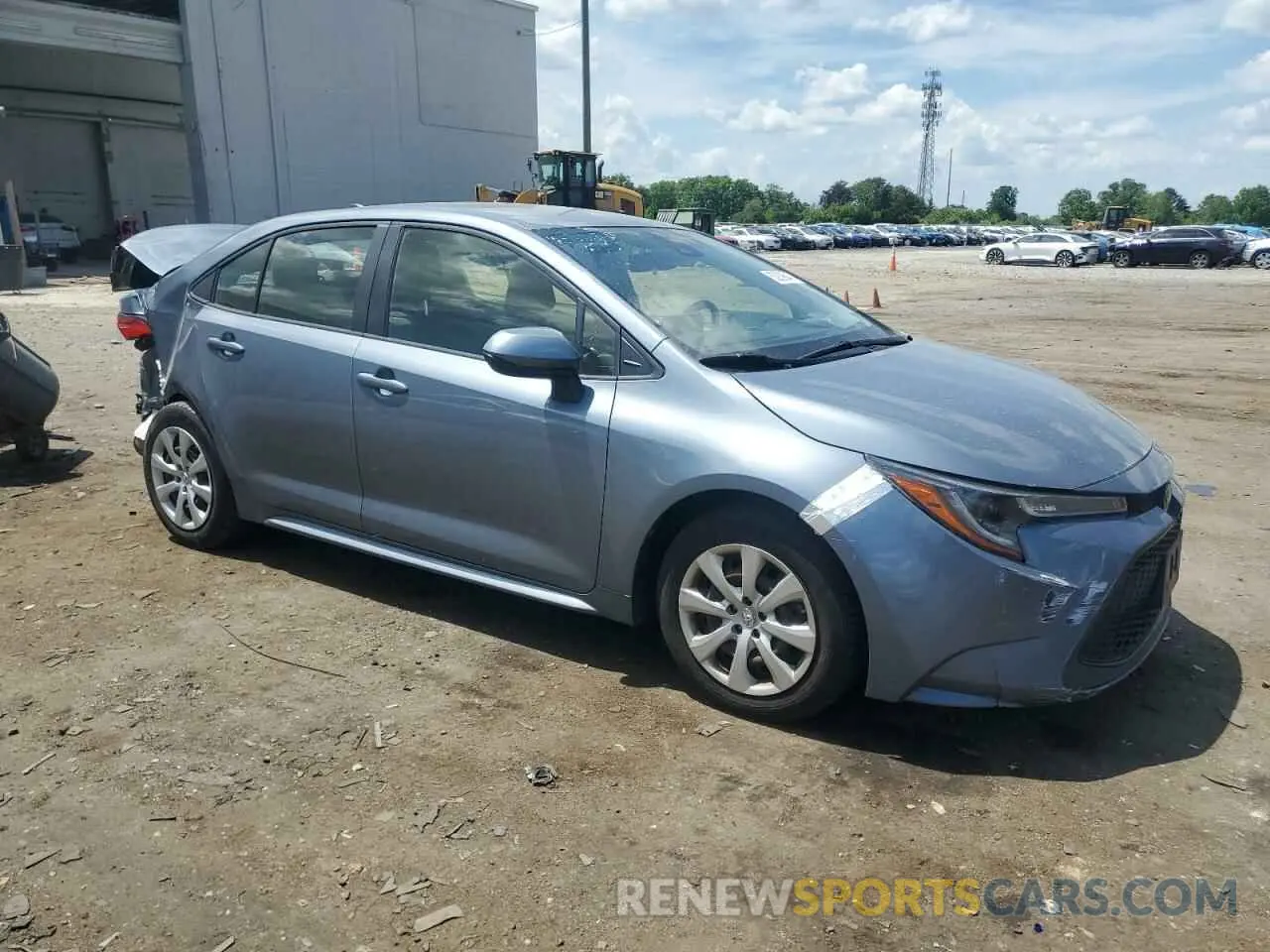 4 Photograph of a damaged car JTDEPRAE2LJ089567 TOYOTA COROLLA 2020
