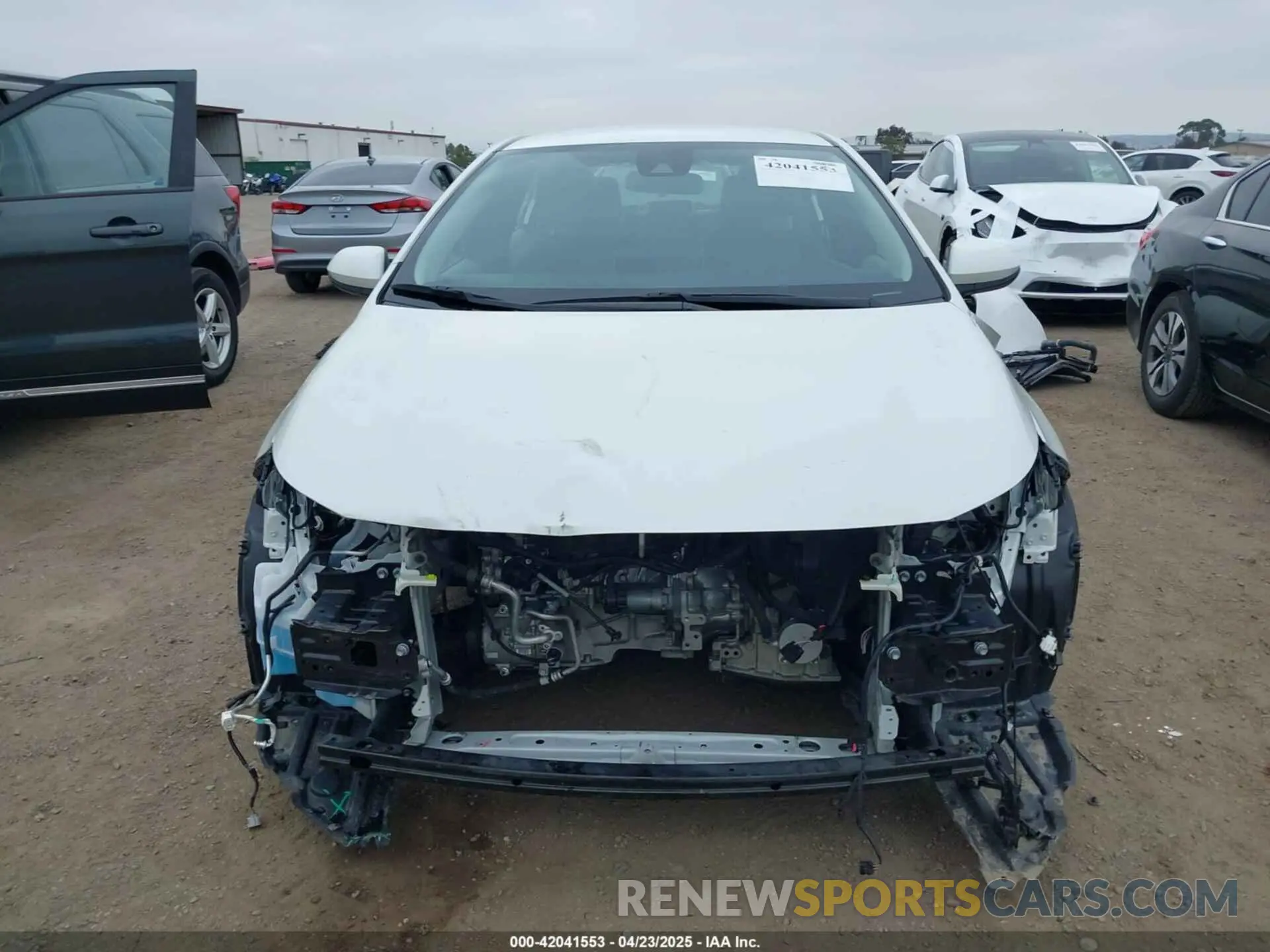 6 Photograph of a damaged car JTDEPRAE2LJ091965 TOYOTA COROLLA 2020