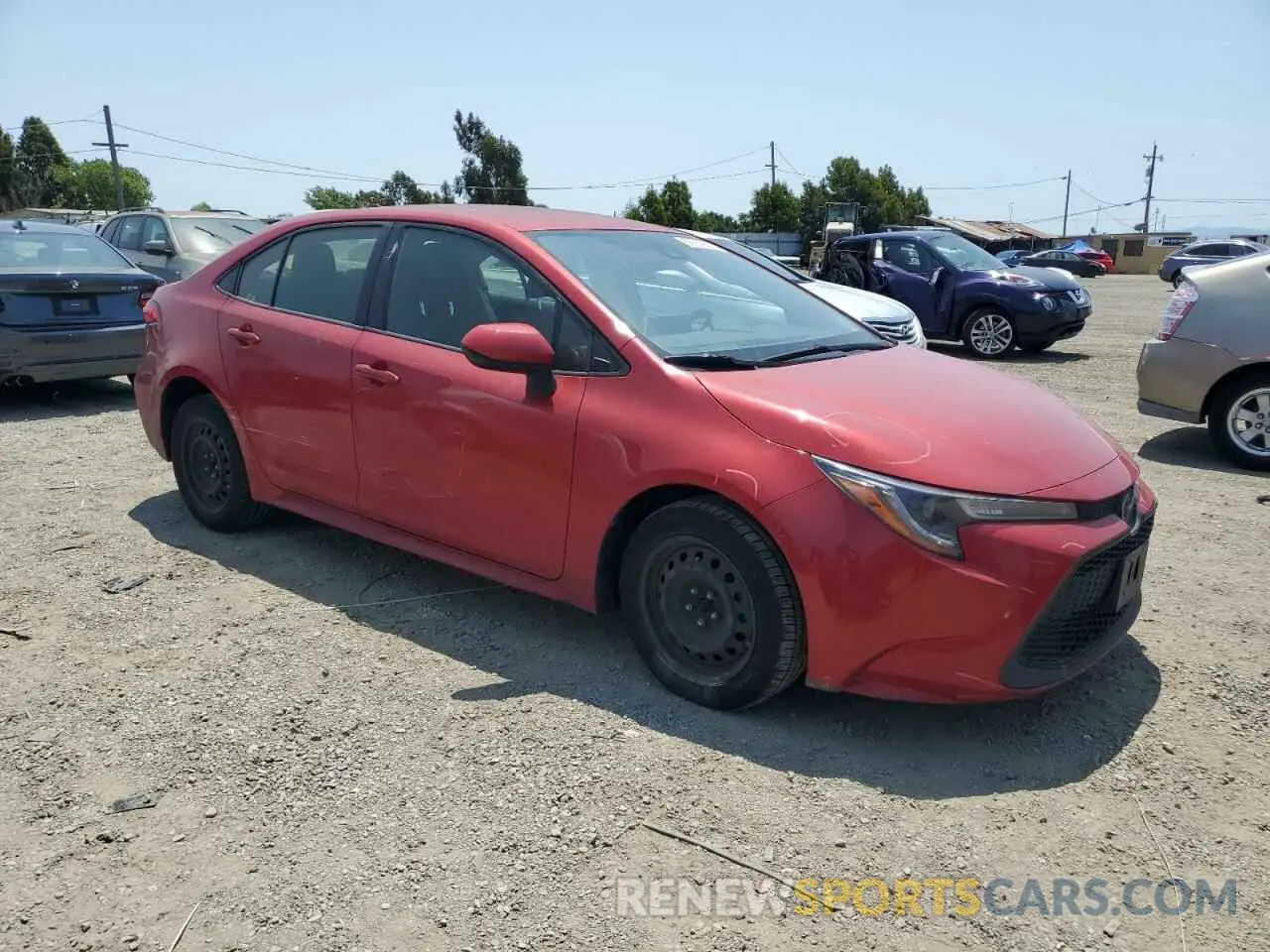 4 Photograph of a damaged car JTDEPRAE2LJ092520 TOYOTA COROLLA 2020