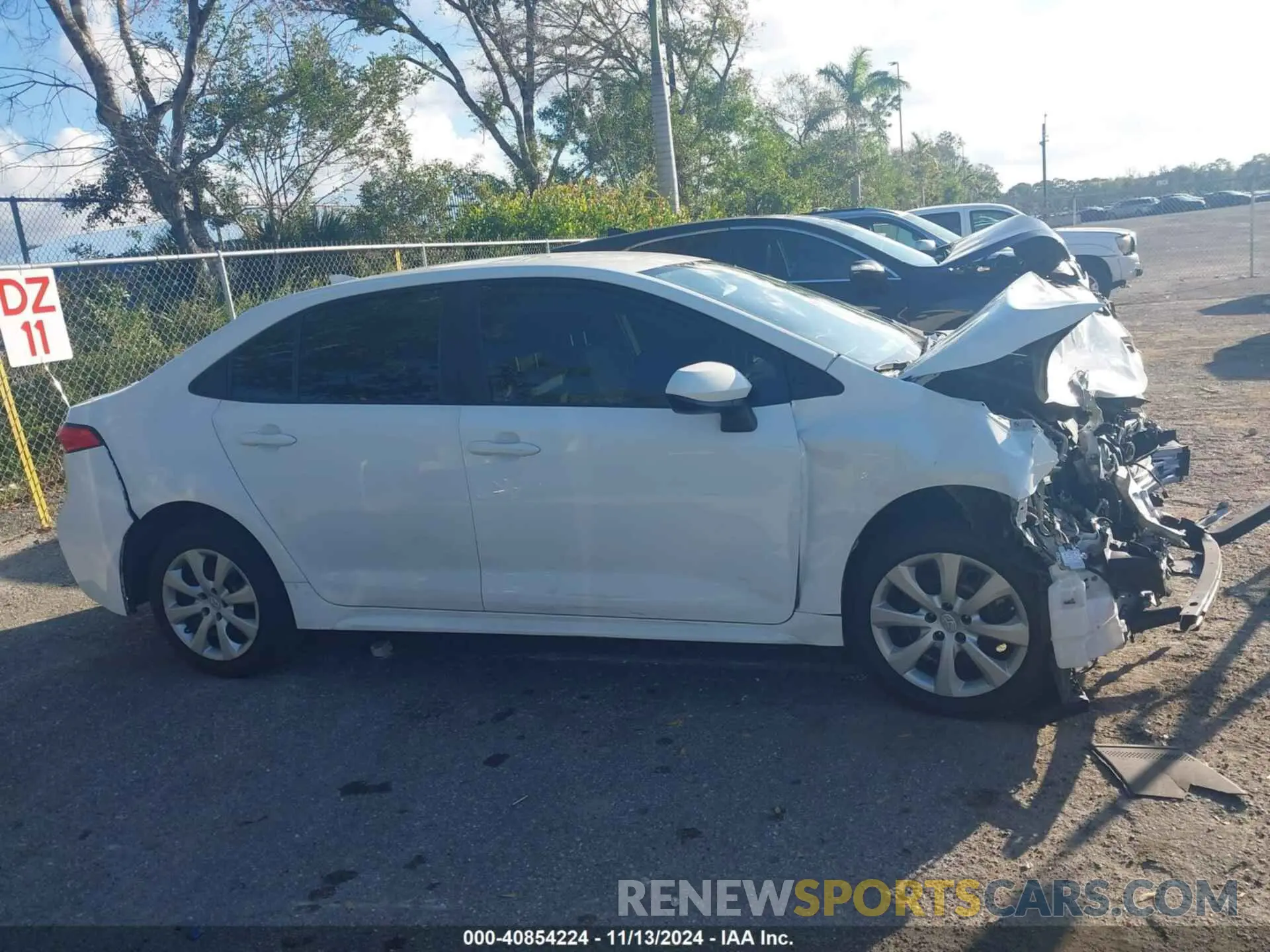 13 Photograph of a damaged car JTDEPRAE2LJ093702 TOYOTA COROLLA 2020