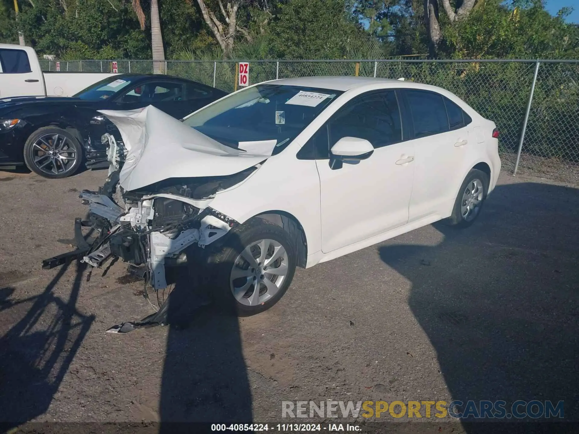 2 Photograph of a damaged car JTDEPRAE2LJ093702 TOYOTA COROLLA 2020
