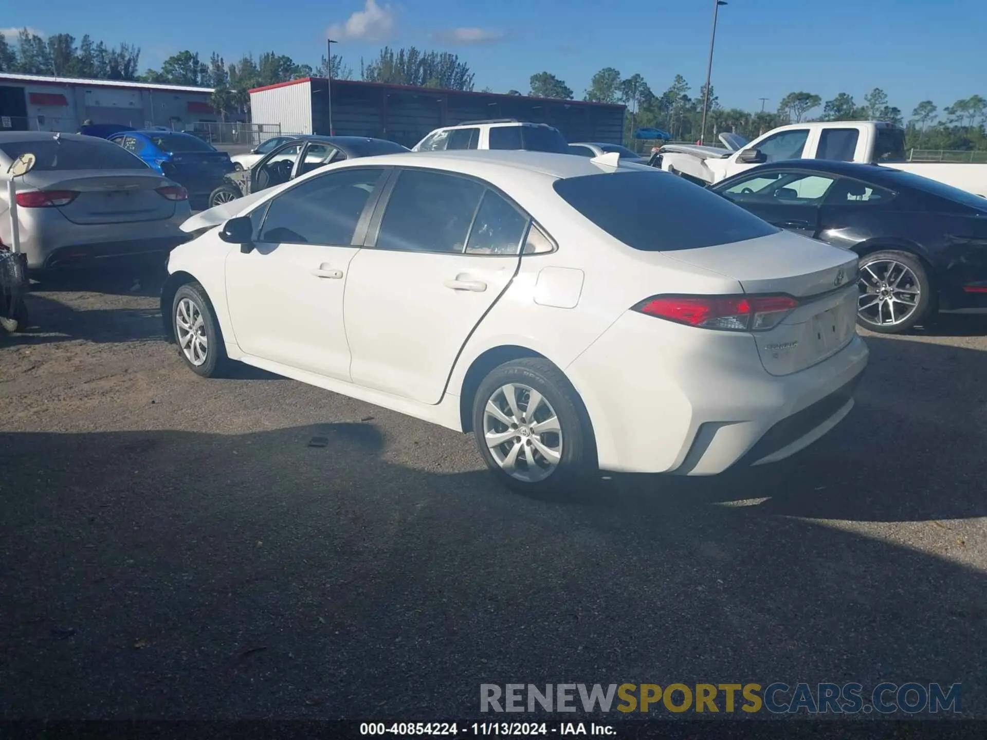 3 Photograph of a damaged car JTDEPRAE2LJ093702 TOYOTA COROLLA 2020