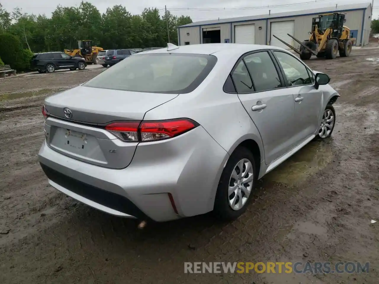 4 Photograph of a damaged car JTDEPRAE2LJ094641 TOYOTA COROLLA 2020