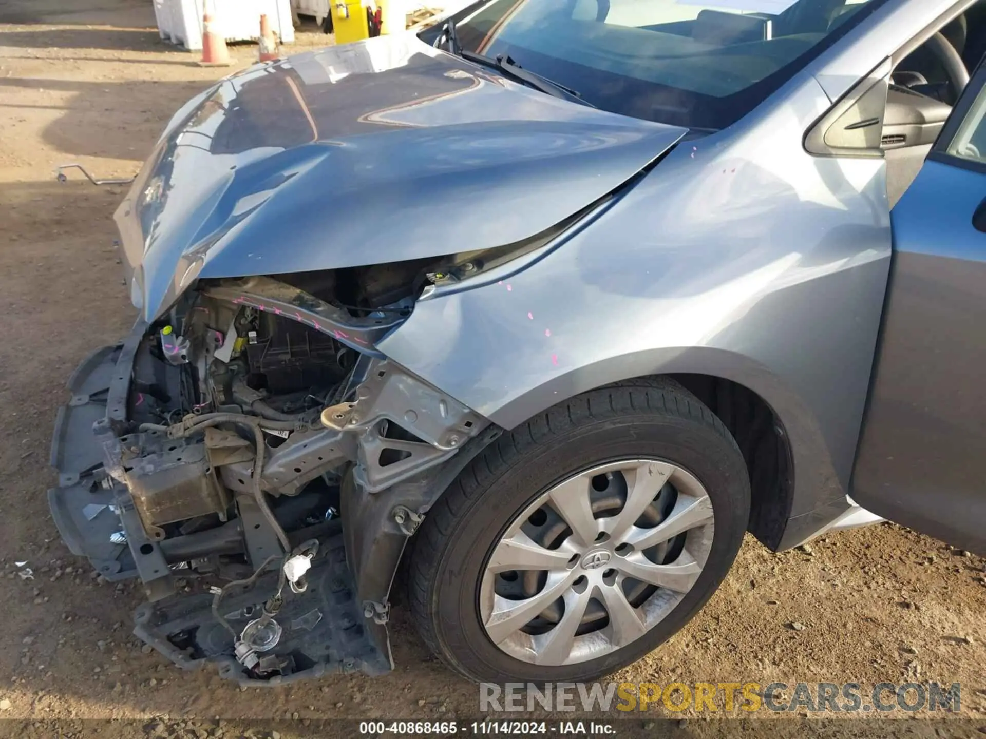 6 Photograph of a damaged car JTDEPRAE2LJ094834 TOYOTA COROLLA 2020