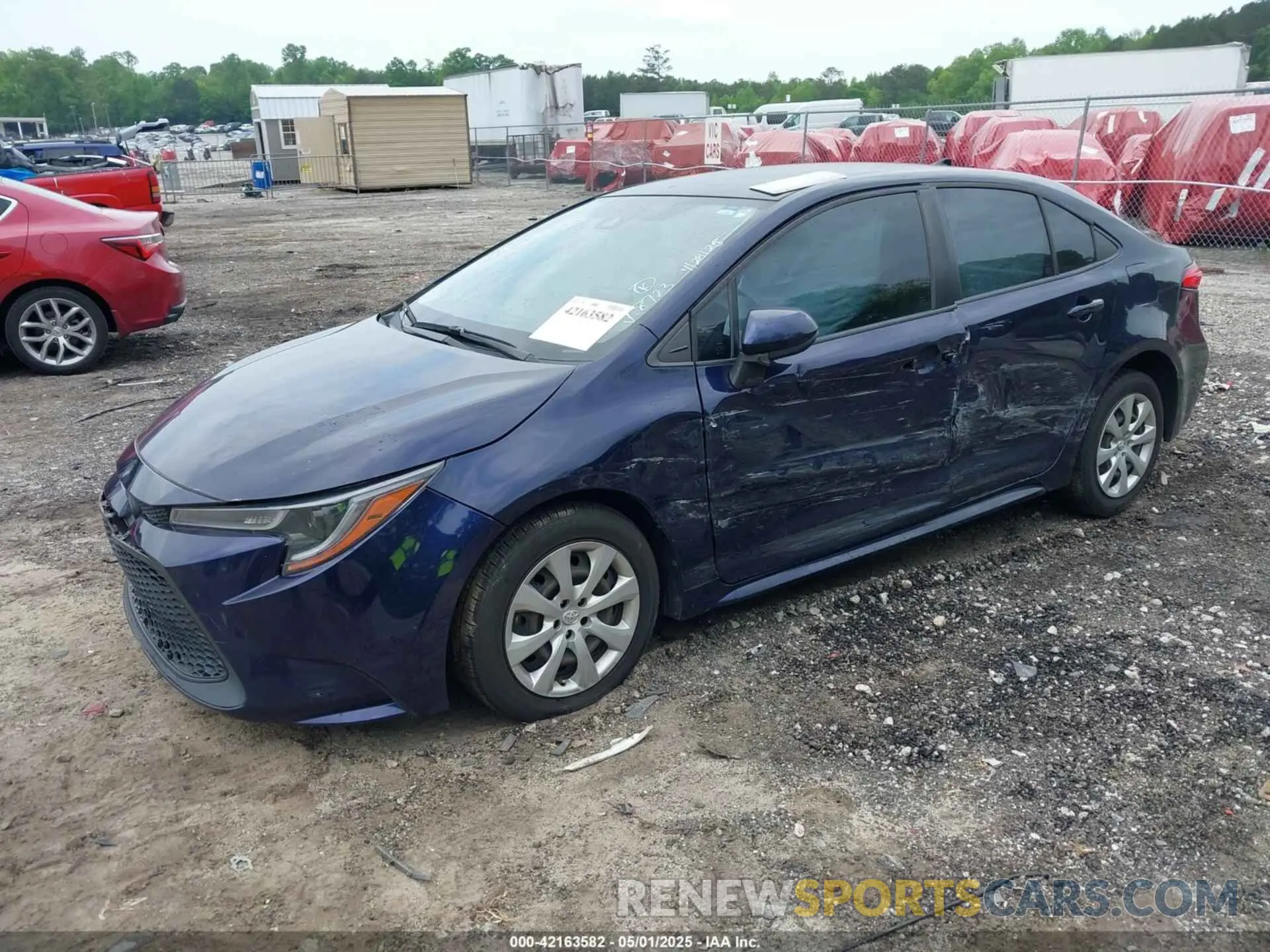 2 Photograph of a damaged car JTDEPRAE2LJ098723 TOYOTA COROLLA 2020