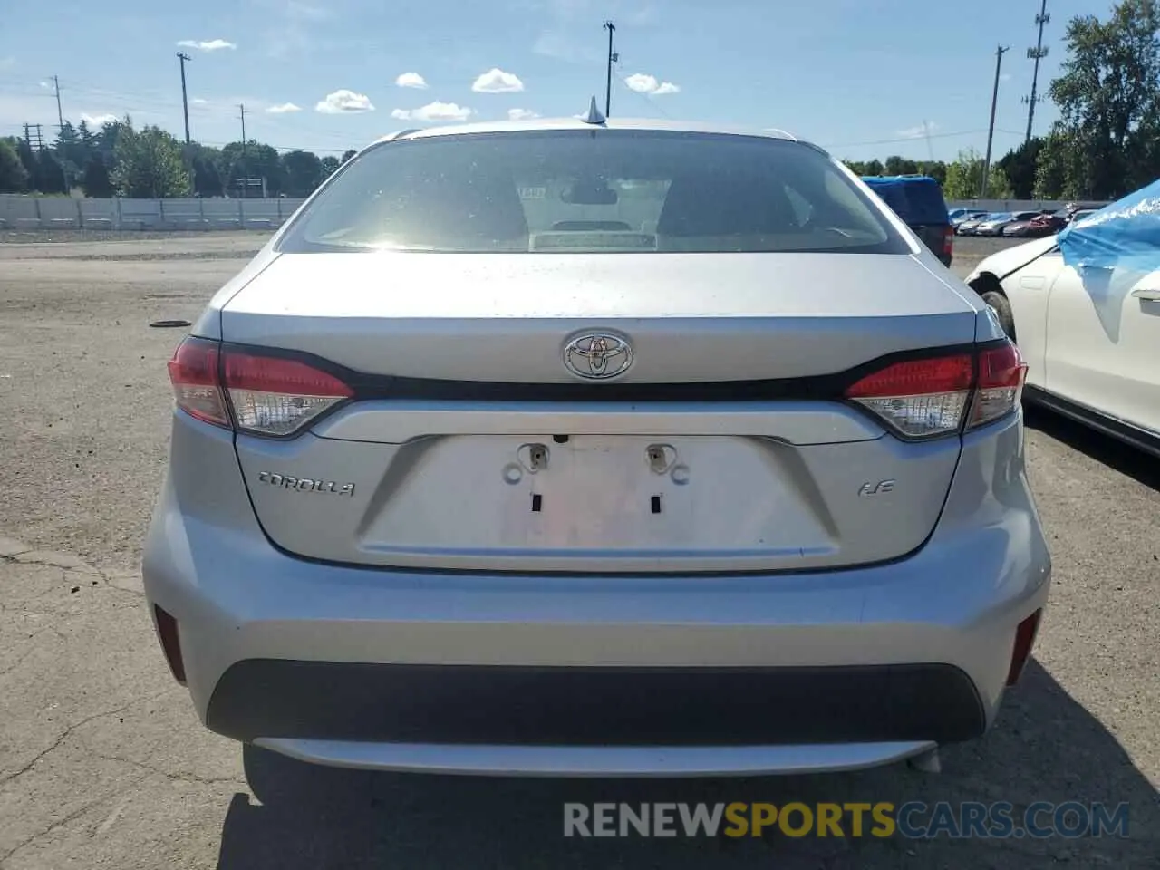 6 Photograph of a damaged car JTDEPRAE2LJ100552 TOYOTA COROLLA 2020