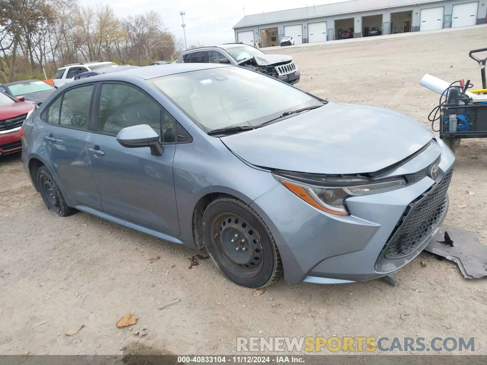 1 Photograph of a damaged car JTDEPRAE2LJ101037 TOYOTA COROLLA 2020