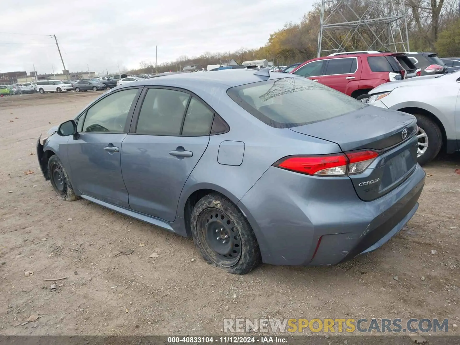 3 Photograph of a damaged car JTDEPRAE2LJ101037 TOYOTA COROLLA 2020