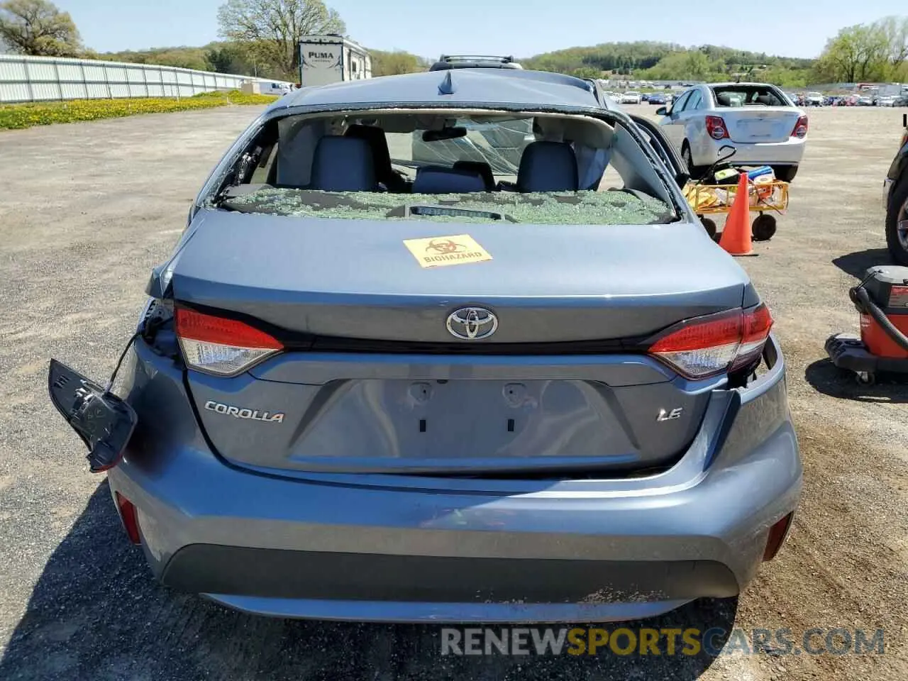6 Photograph of a damaged car JTDEPRAE2LJ102222 TOYOTA COROLLA 2020