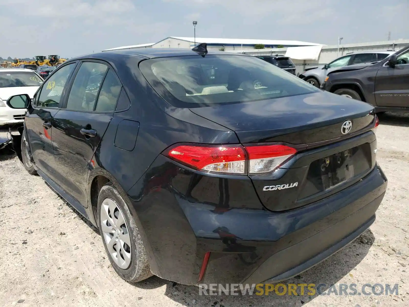 3 Photograph of a damaged car JTDEPRAE2LJ102768 TOYOTA COROLLA 2020