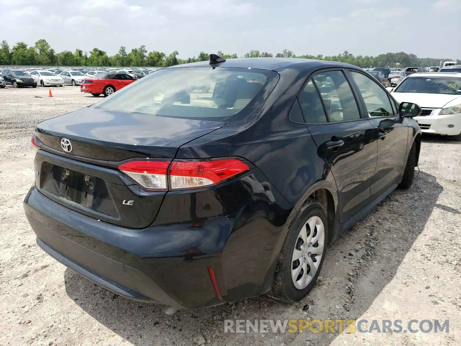 4 Photograph of a damaged car JTDEPRAE2LJ102768 TOYOTA COROLLA 2020