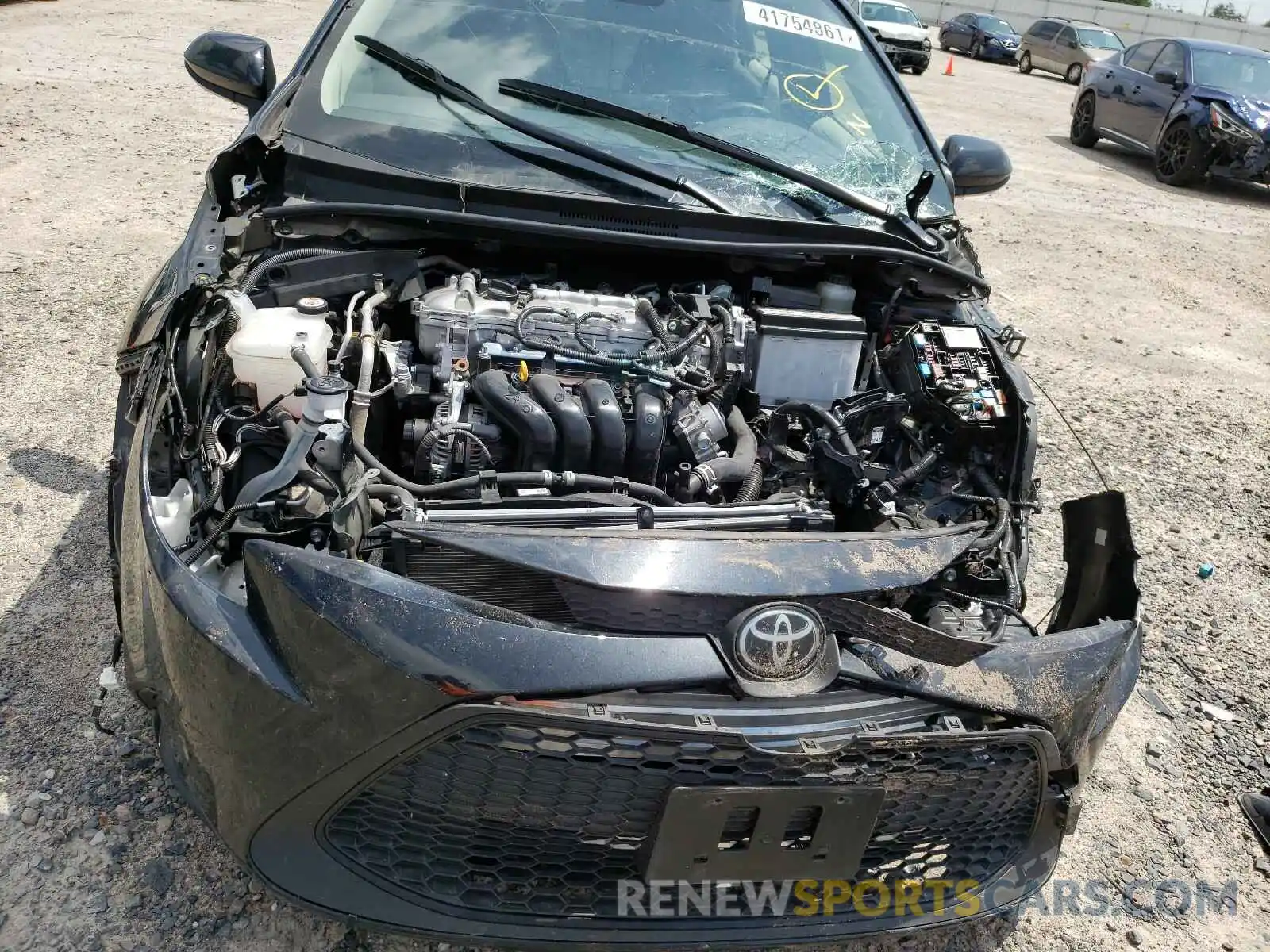 9 Photograph of a damaged car JTDEPRAE2LJ102768 TOYOTA COROLLA 2020