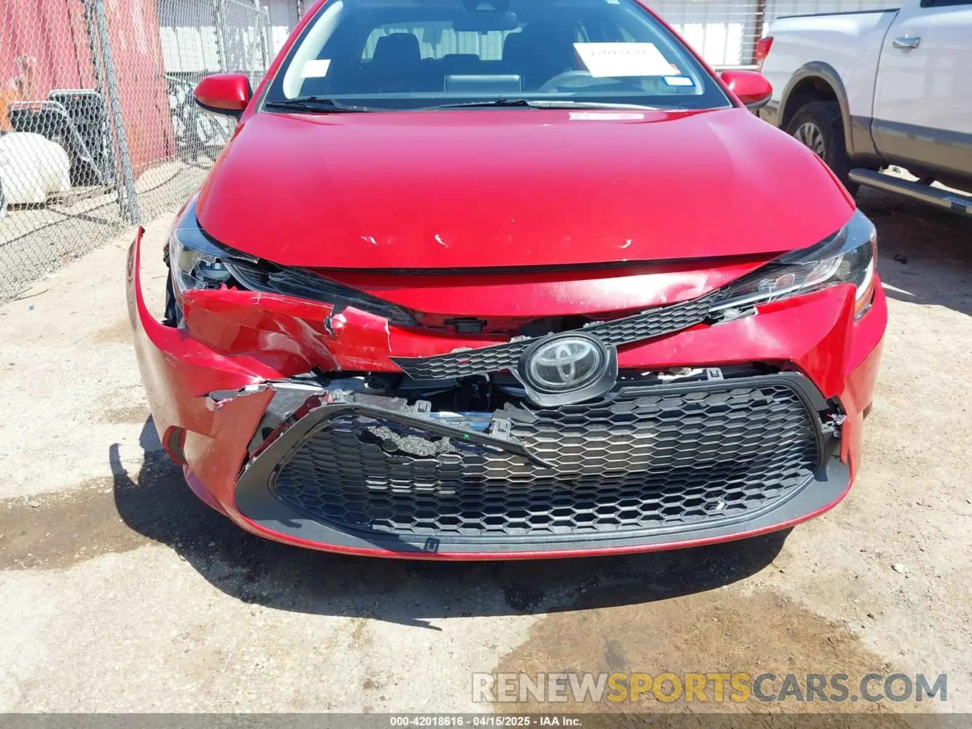 6 Photograph of a damaged car JTDEPRAE2LJ105329 TOYOTA COROLLA 2020