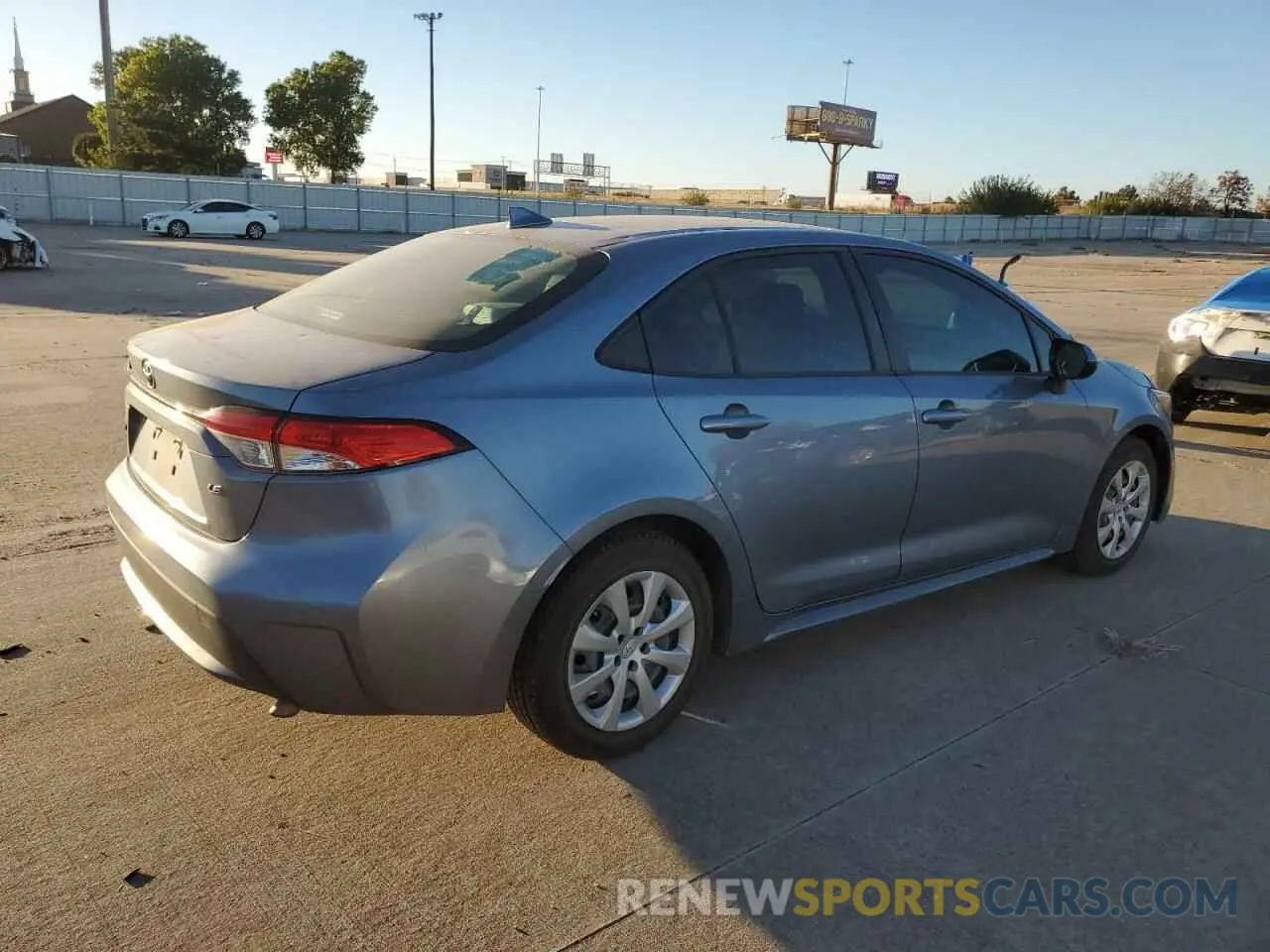 3 Photograph of a damaged car JTDEPRAE2LJ111292 TOYOTA COROLLA 2020