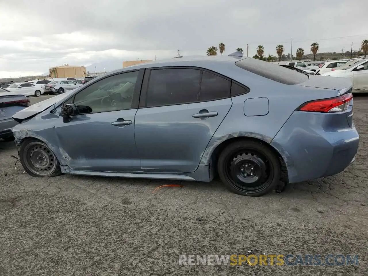 2 Photograph of a damaged car JTDEPRAE2LJ112023 TOYOTA COROLLA 2020