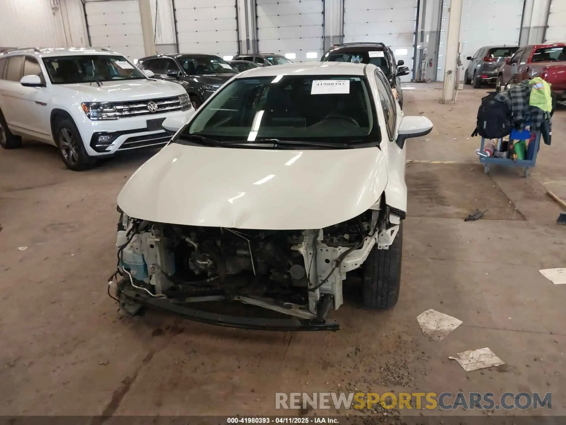 13 Photograph of a damaged car JTDEPRAE2LJ112667 TOYOTA COROLLA 2020