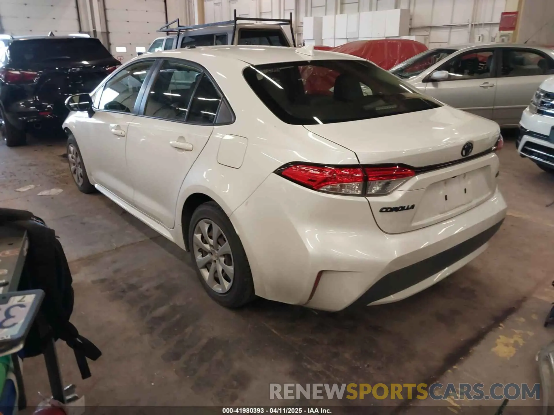 3 Photograph of a damaged car JTDEPRAE2LJ112667 TOYOTA COROLLA 2020