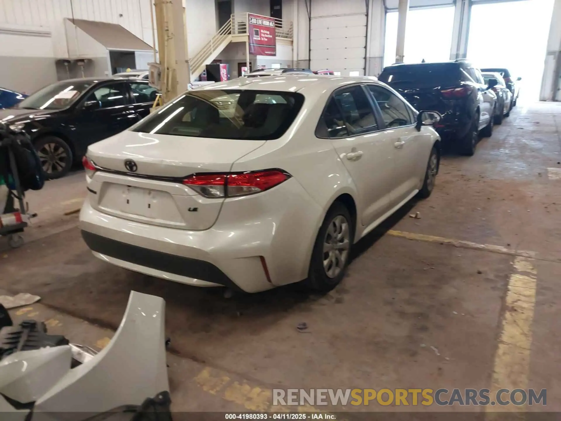 4 Photograph of a damaged car JTDEPRAE2LJ112667 TOYOTA COROLLA 2020