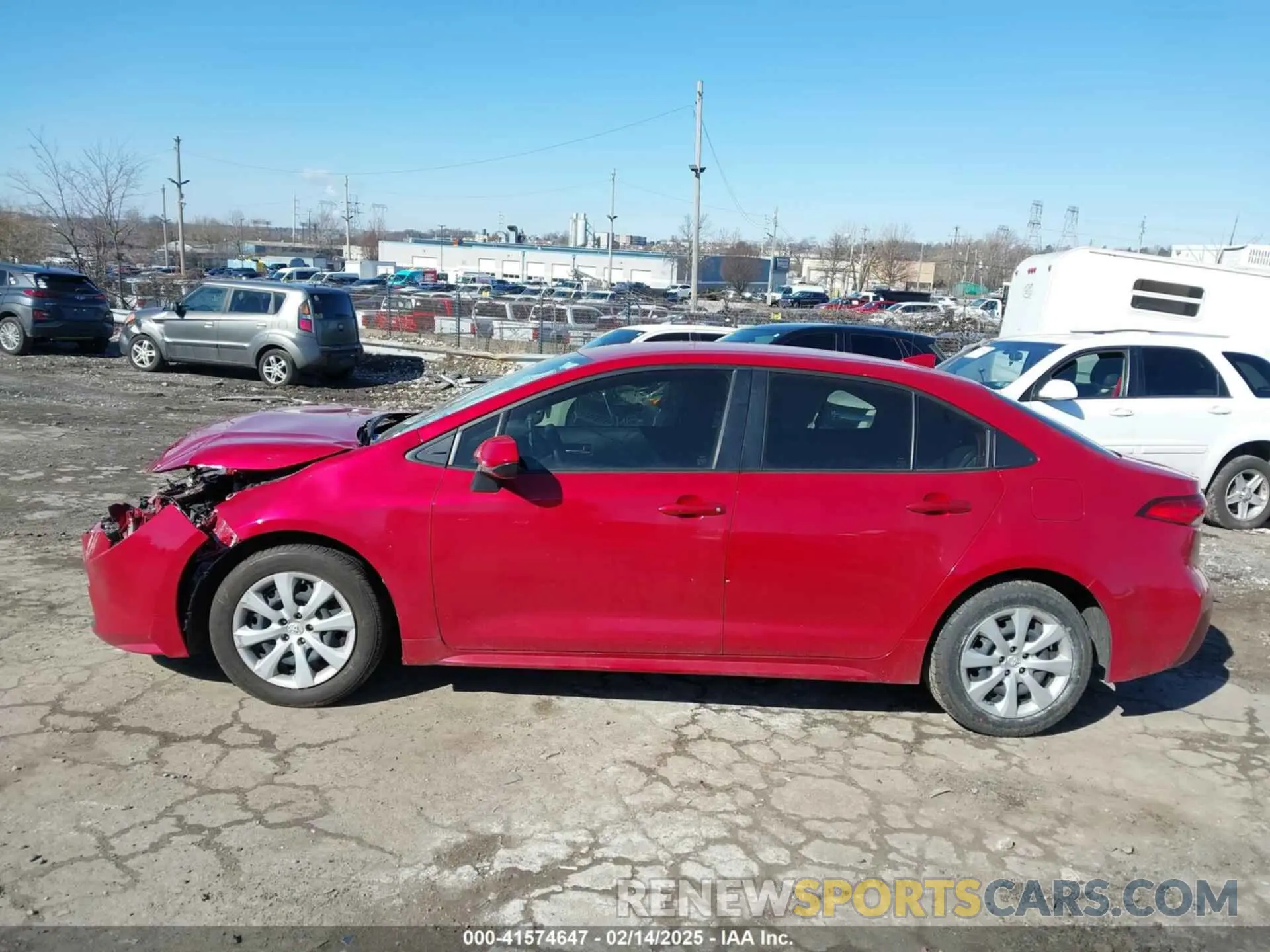 15 Photograph of a damaged car JTDEPRAE2LJ112720 TOYOTA COROLLA 2020