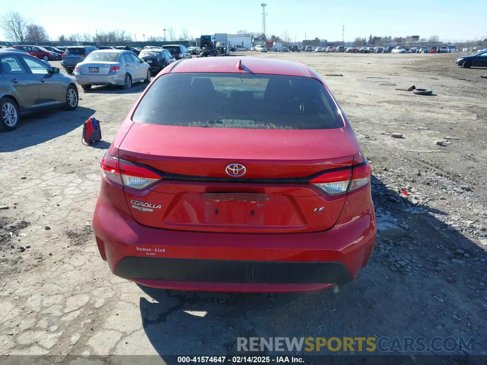 17 Photograph of a damaged car JTDEPRAE2LJ112720 TOYOTA COROLLA 2020