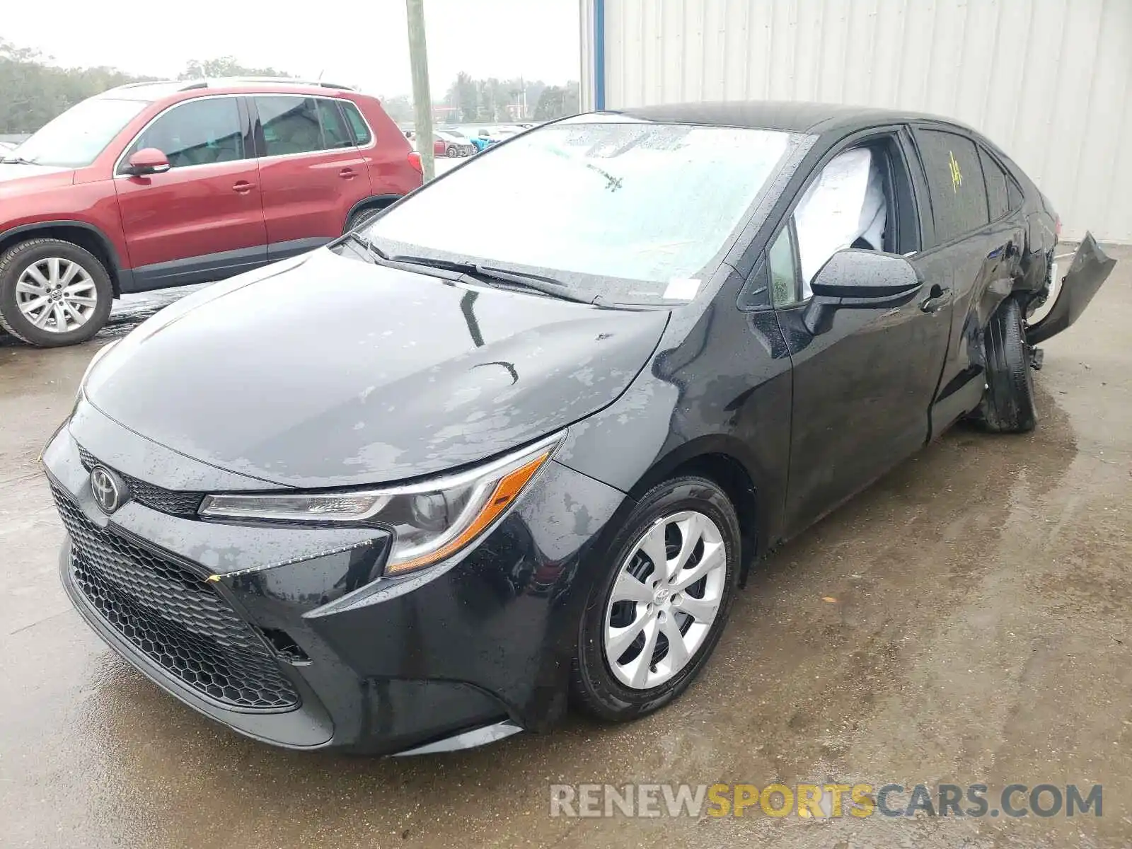 2 Photograph of a damaged car JTDEPRAE2LJ112765 TOYOTA COROLLA 2020