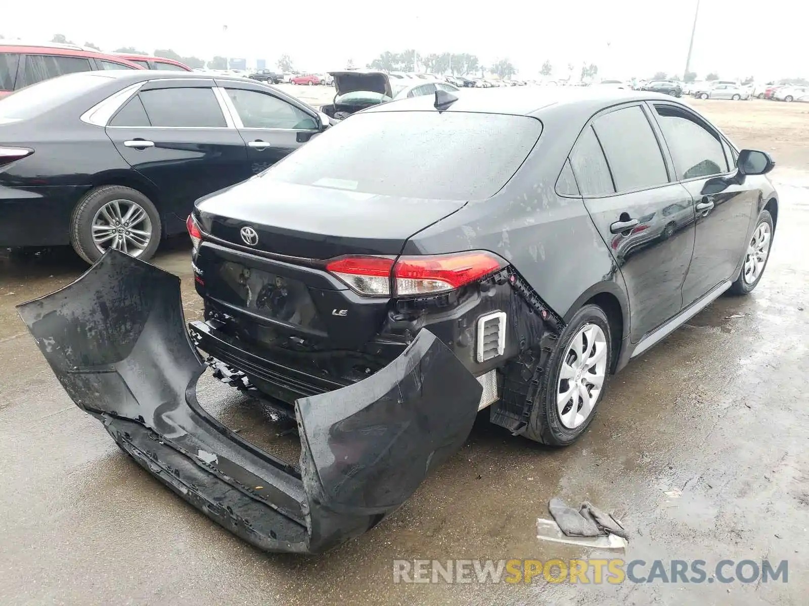 4 Photograph of a damaged car JTDEPRAE2LJ112765 TOYOTA COROLLA 2020