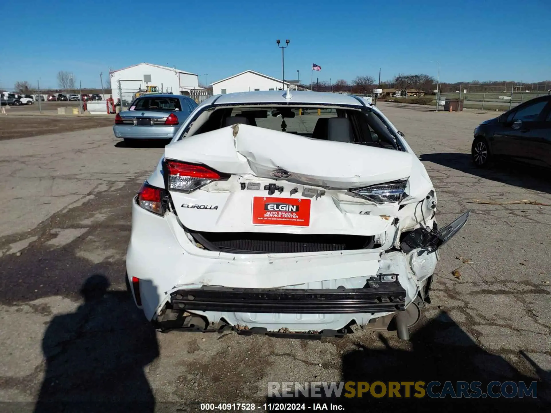 17 Photograph of a damaged car JTDEPRAE2LJ114063 TOYOTA COROLLA 2020