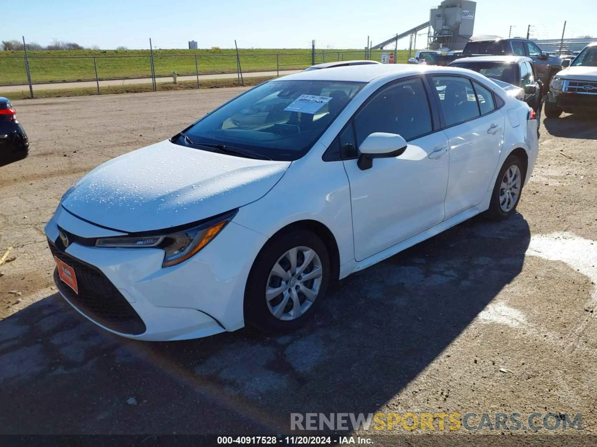 2 Photograph of a damaged car JTDEPRAE2LJ114063 TOYOTA COROLLA 2020