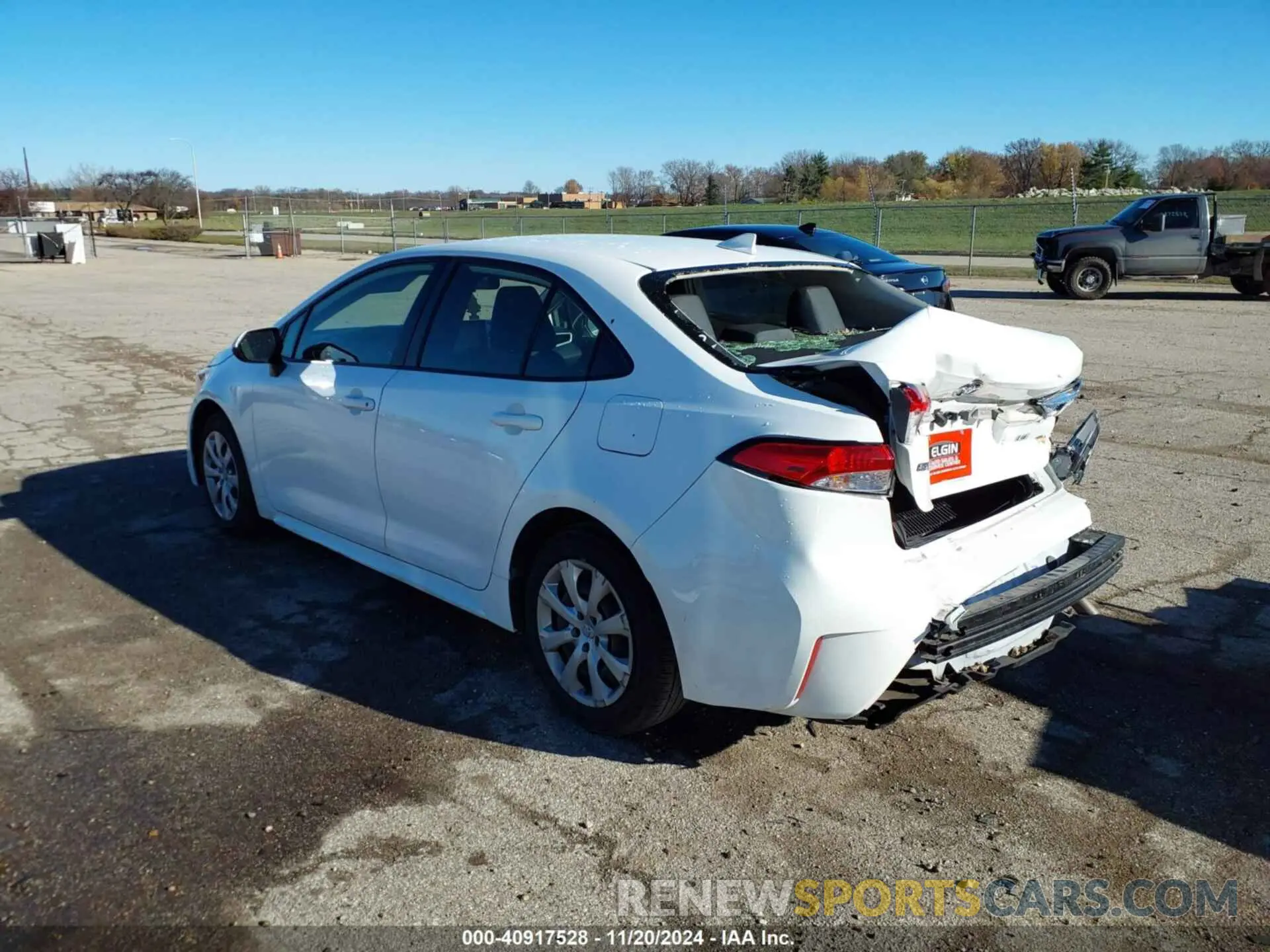 3 Photograph of a damaged car JTDEPRAE2LJ114063 TOYOTA COROLLA 2020
