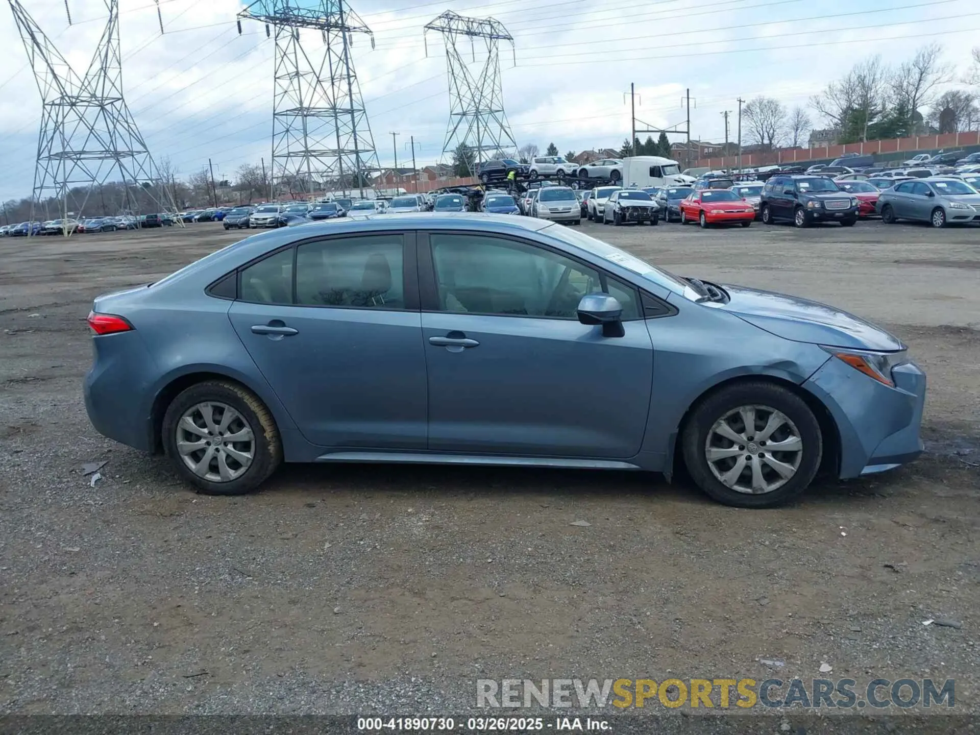 14 Photograph of a damaged car JTDEPRAE3L1007619 TOYOTA COROLLA 2020