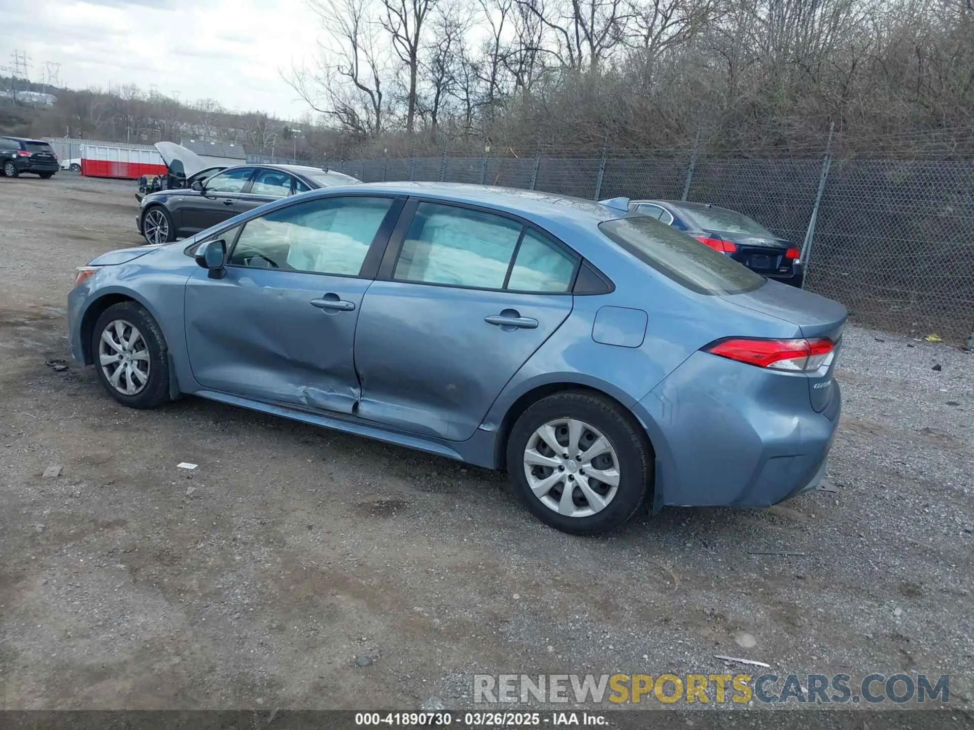 3 Photograph of a damaged car JTDEPRAE3L1007619 TOYOTA COROLLA 2020