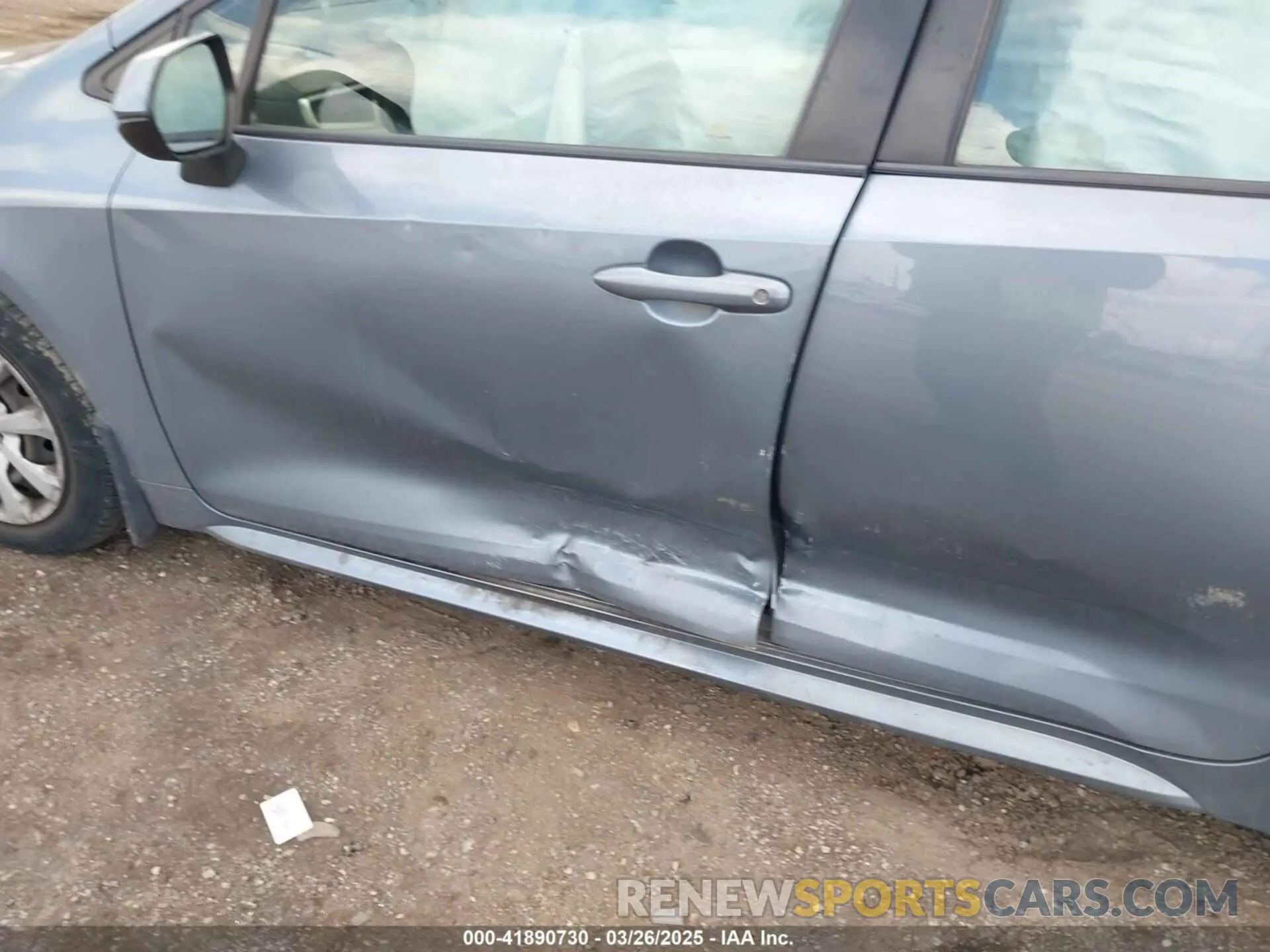 6 Photograph of a damaged car JTDEPRAE3L1007619 TOYOTA COROLLA 2020