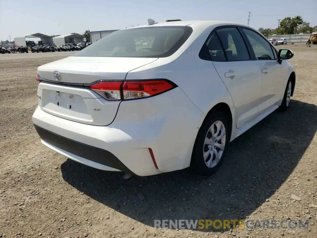 4 Photograph of a damaged car JTDEPRAE3LJ002632 TOYOTA COROLLA 2020