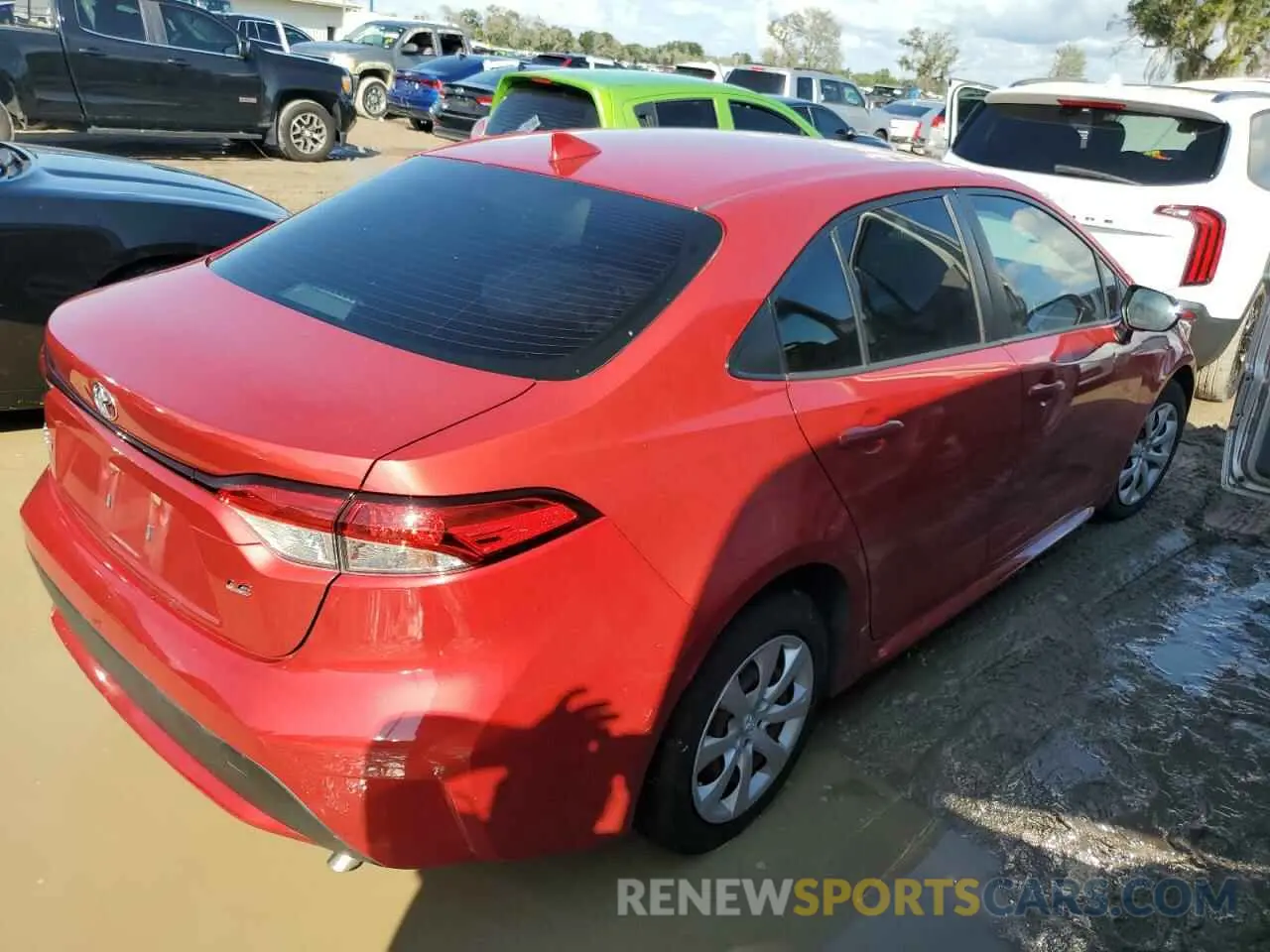 3 Photograph of a damaged car JTDEPRAE3LJ004266 TOYOTA COROLLA 2020