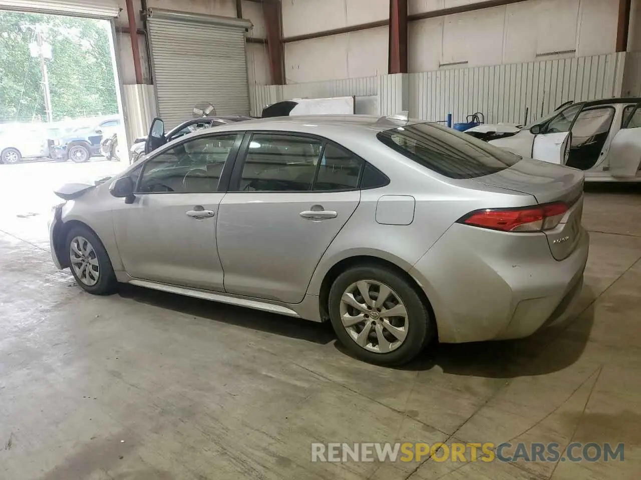 2 Photograph of a damaged car JTDEPRAE3LJ004803 TOYOTA COROLLA 2020