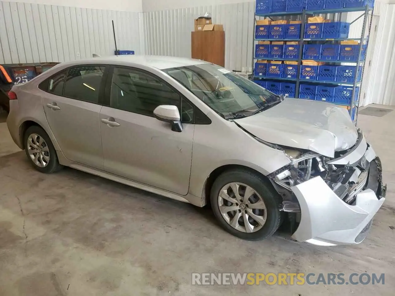 4 Photograph of a damaged car JTDEPRAE3LJ004803 TOYOTA COROLLA 2020