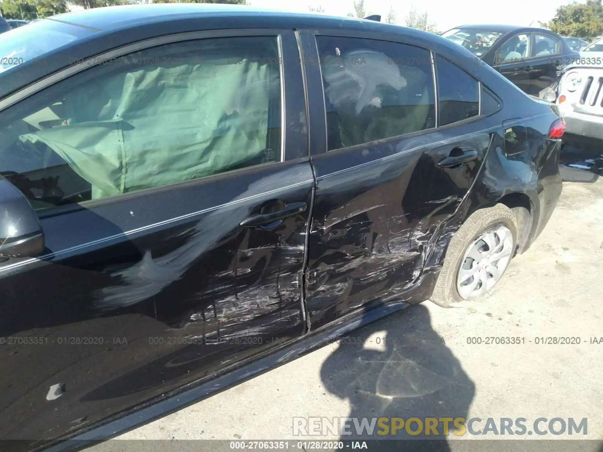 6 Photograph of a damaged car JTDEPRAE3LJ005384 TOYOTA COROLLA 2020