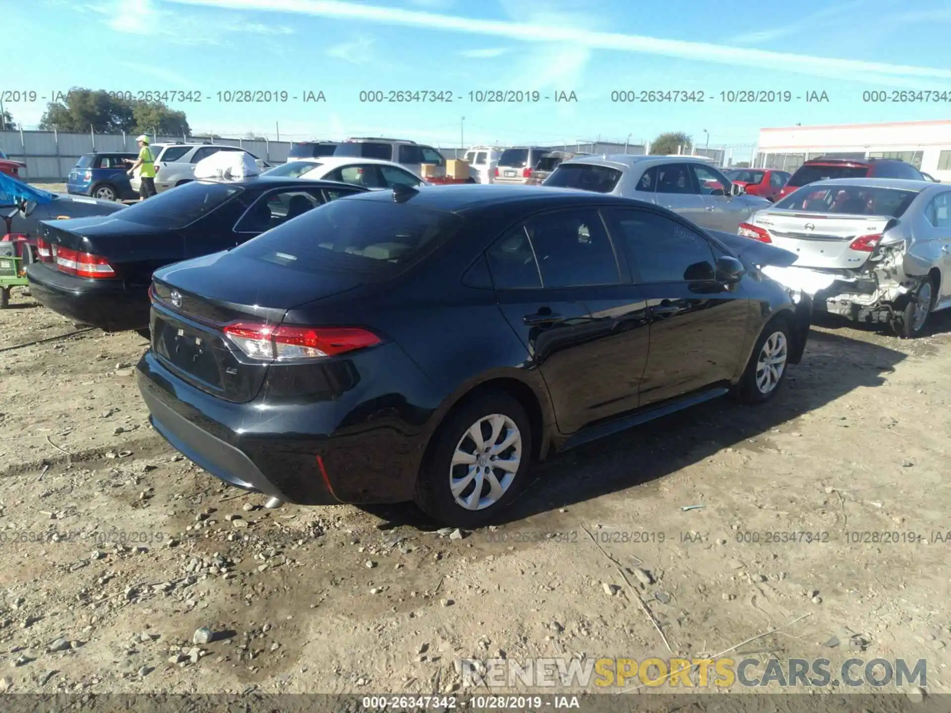 4 Photograph of a damaged car JTDEPRAE3LJ008043 TOYOTA COROLLA 2020