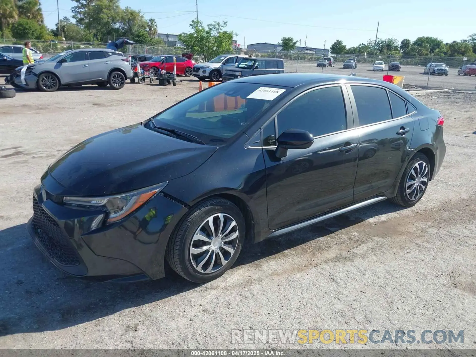 2 Photograph of a damaged car JTDEPRAE3LJ010391 TOYOTA COROLLA 2020
