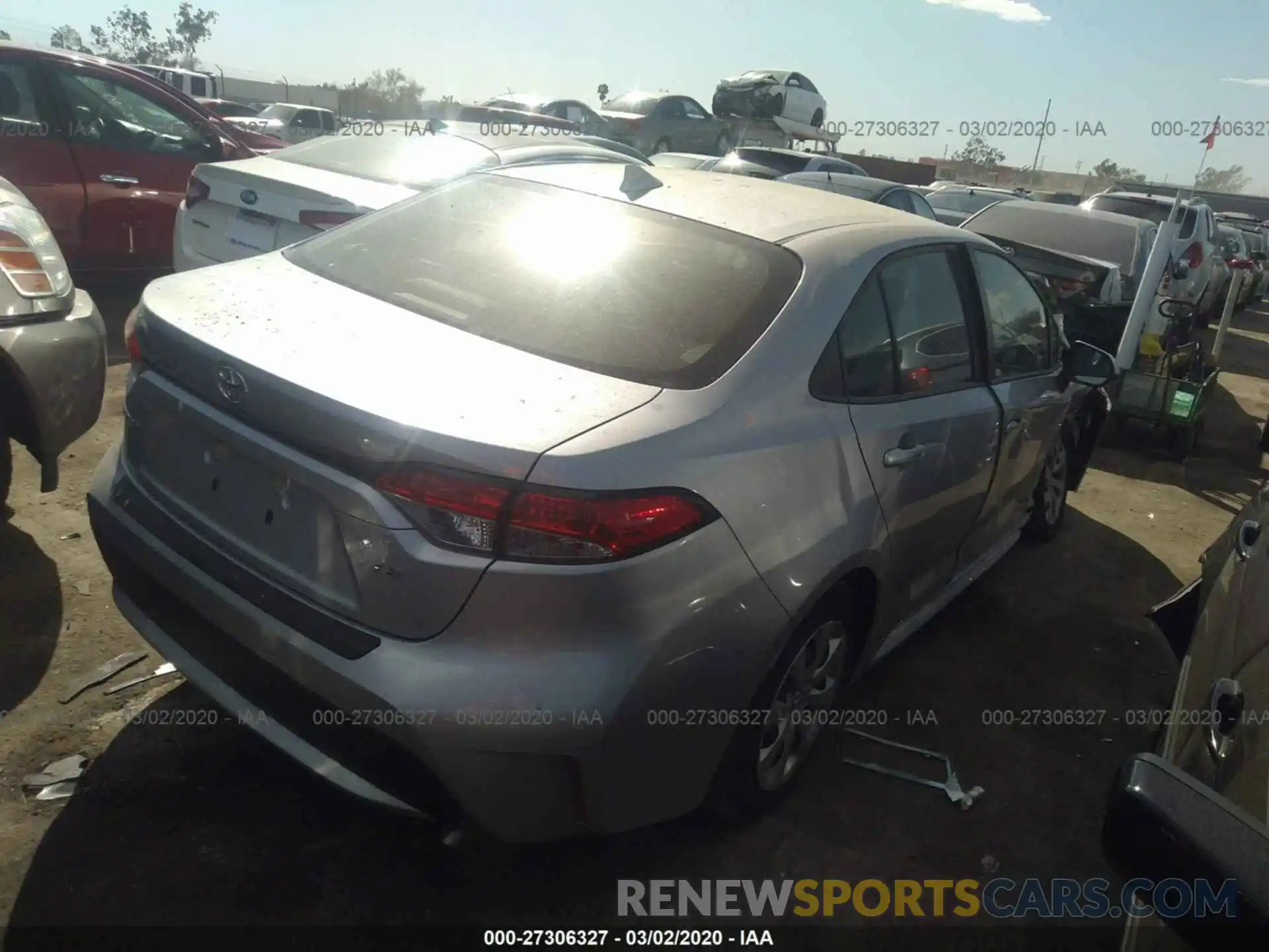 4 Photograph of a damaged car JTDEPRAE3LJ011282 TOYOTA COROLLA 2020