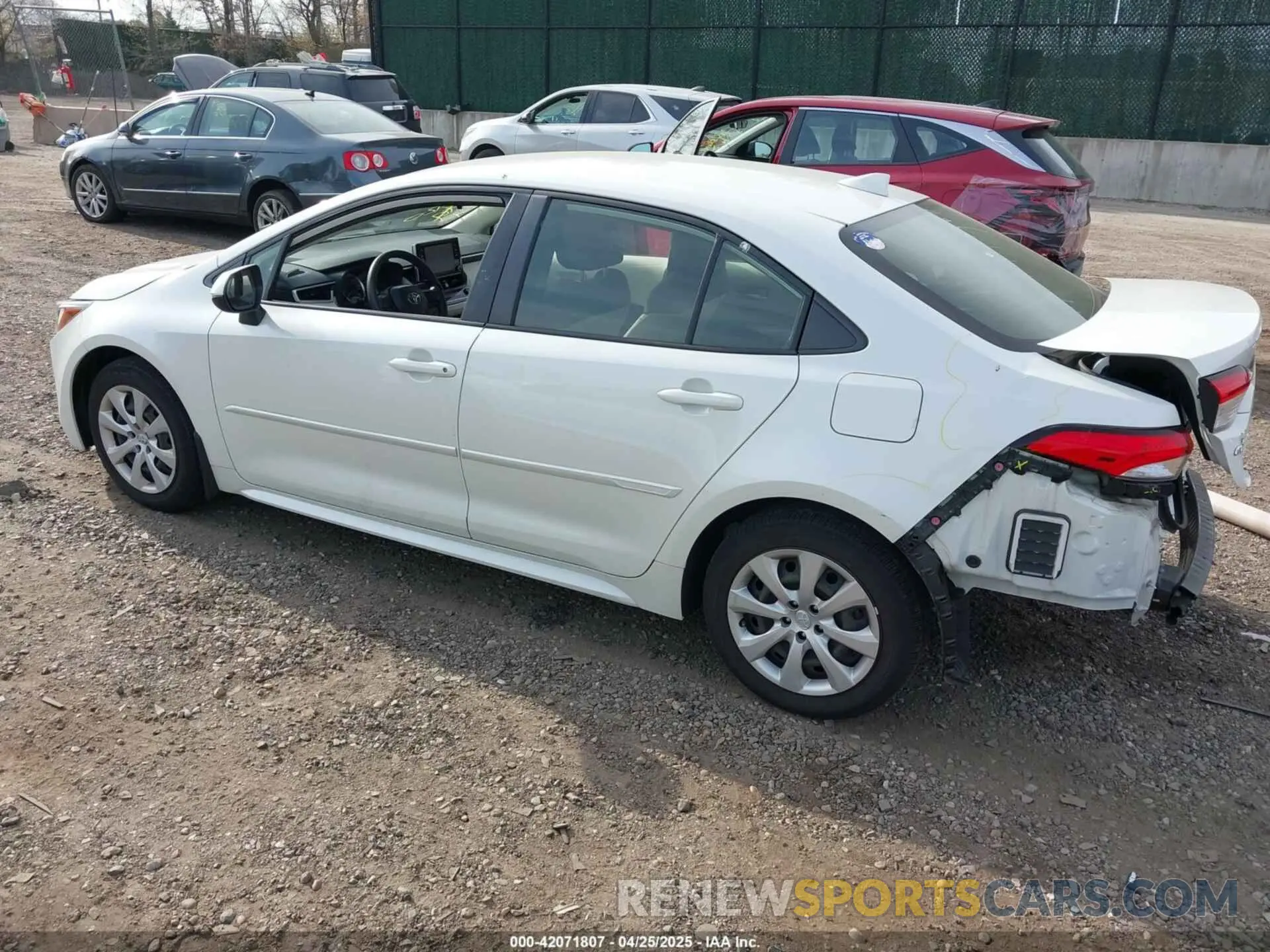 3 Photograph of a damaged car JTDEPRAE3LJ011797 TOYOTA COROLLA 2020