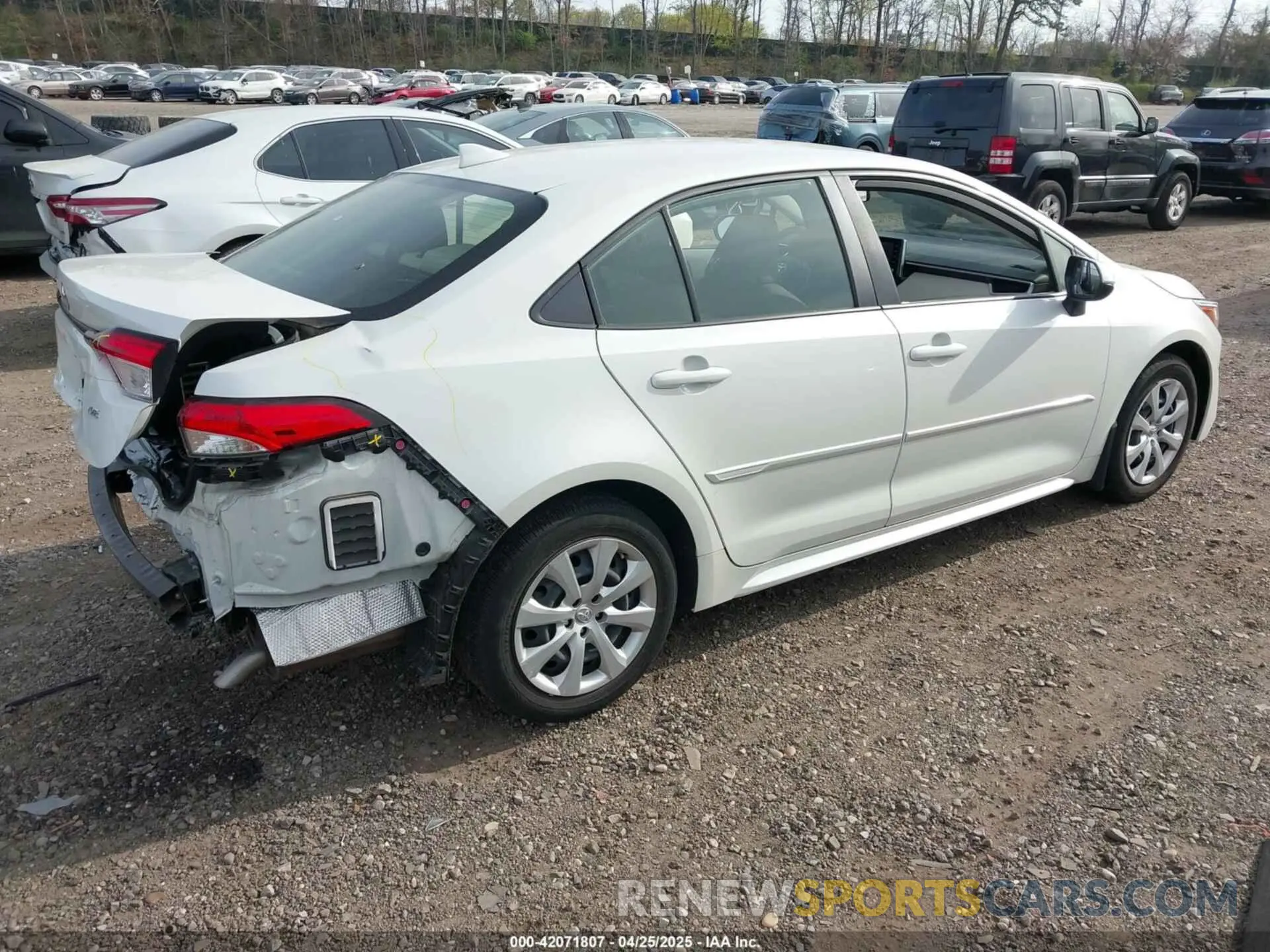 4 Photograph of a damaged car JTDEPRAE3LJ011797 TOYOTA COROLLA 2020
