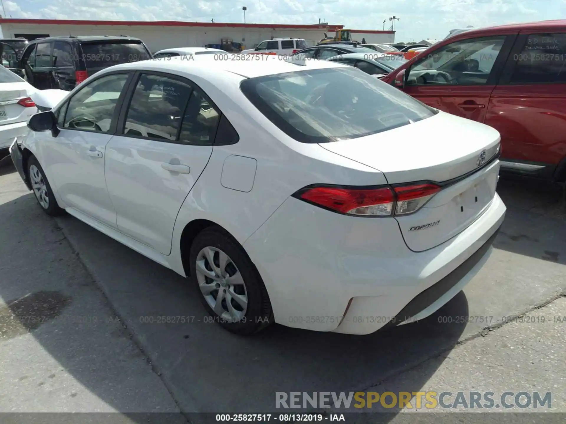 3 Photograph of a damaged car JTDEPRAE3LJ017731 TOYOTA COROLLA 2020