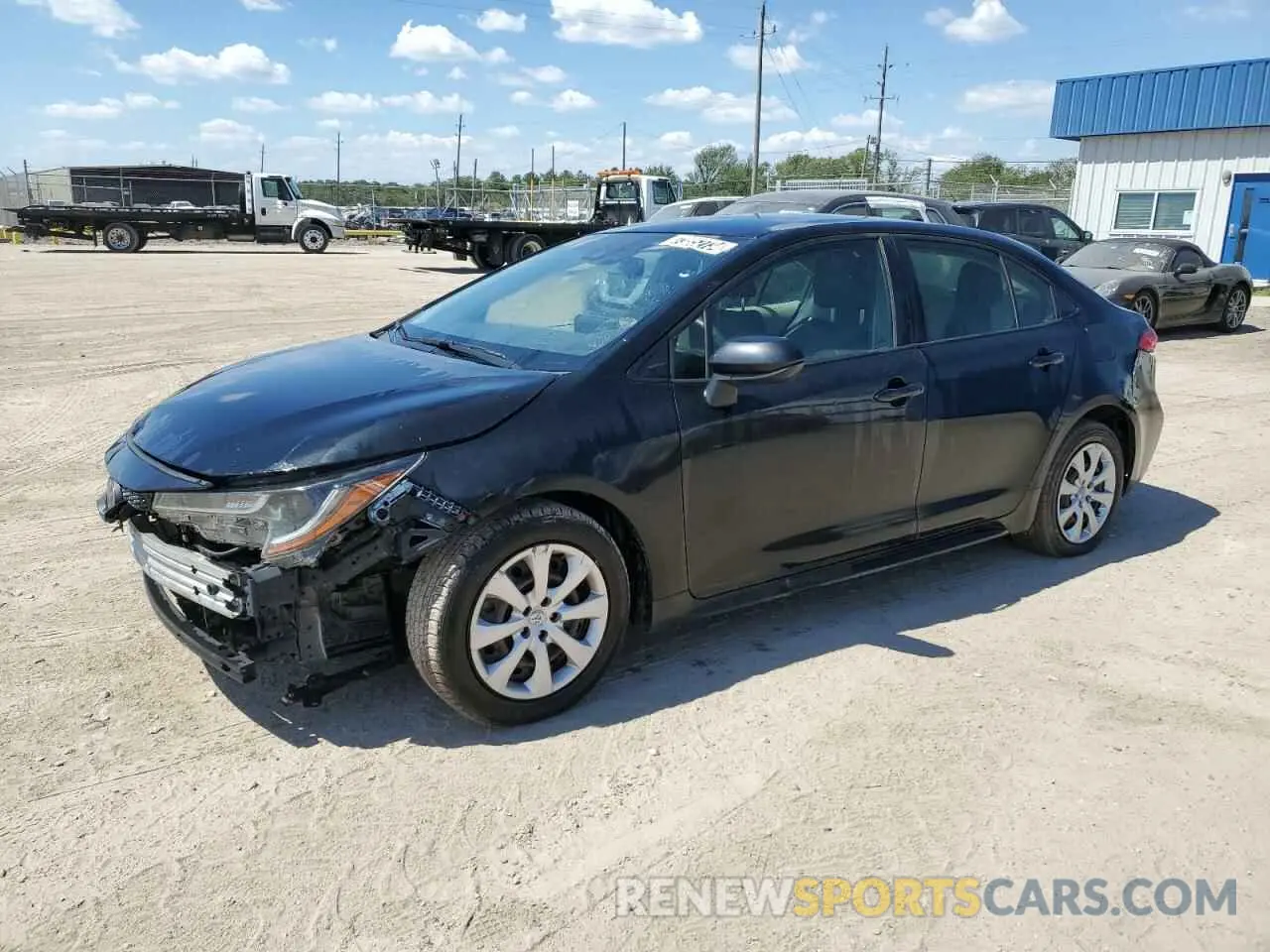 1 Photograph of a damaged car JTDEPRAE3LJ018474 TOYOTA COROLLA 2020
