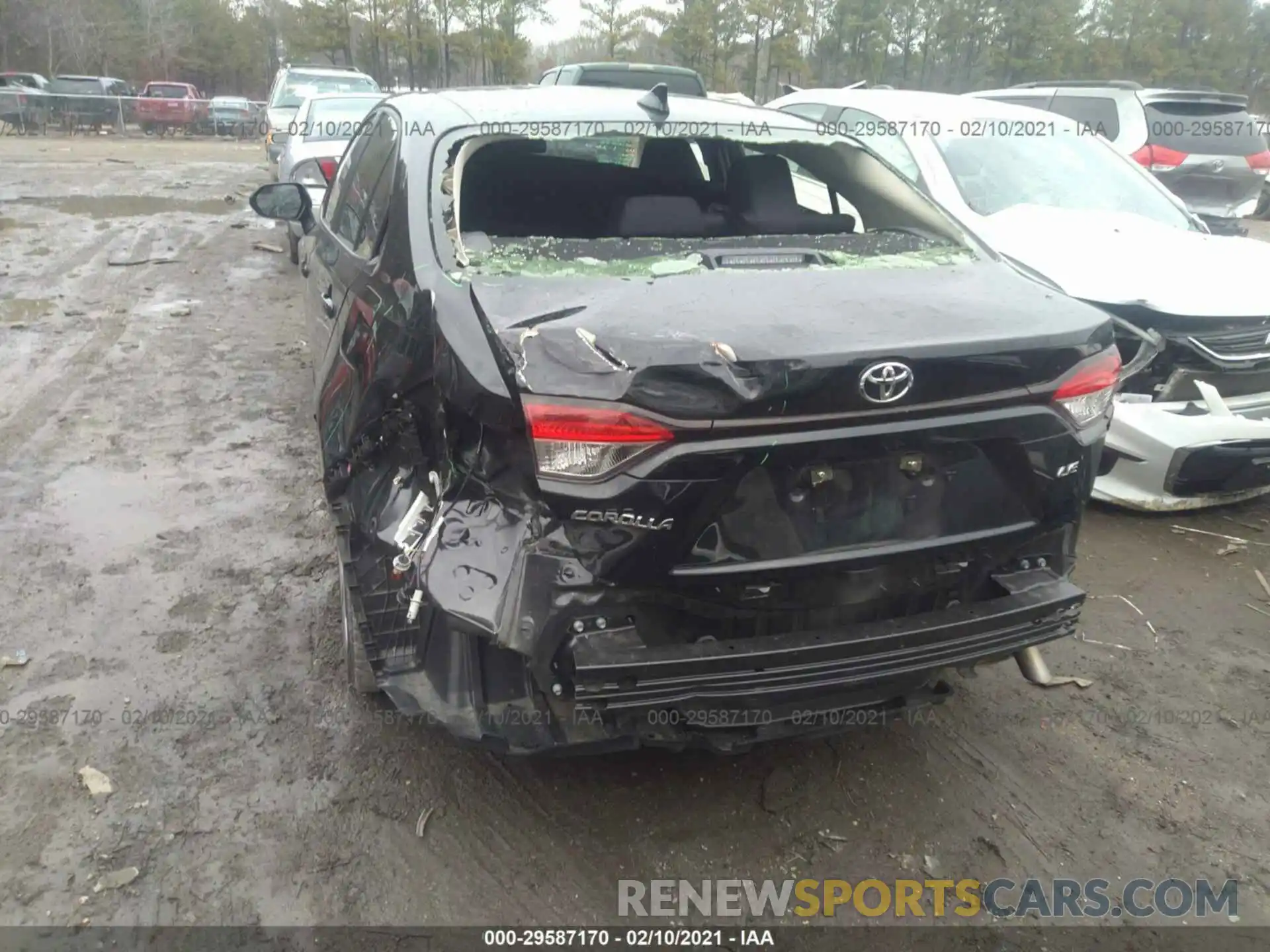 6 Photograph of a damaged car JTDEPRAE3LJ019057 TOYOTA COROLLA 2020