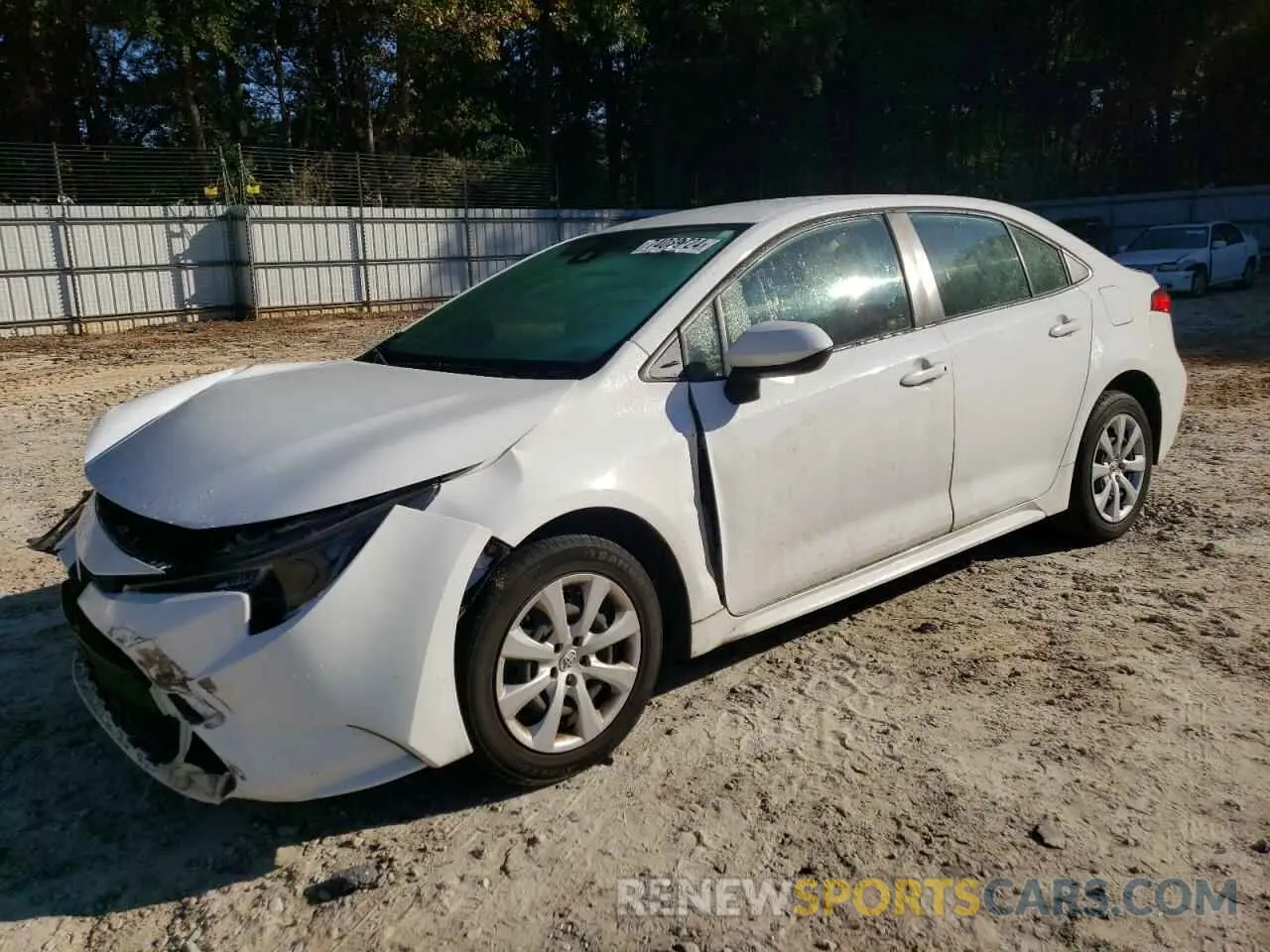 1 Photograph of a damaged car JTDEPRAE3LJ019155 TOYOTA COROLLA 2020