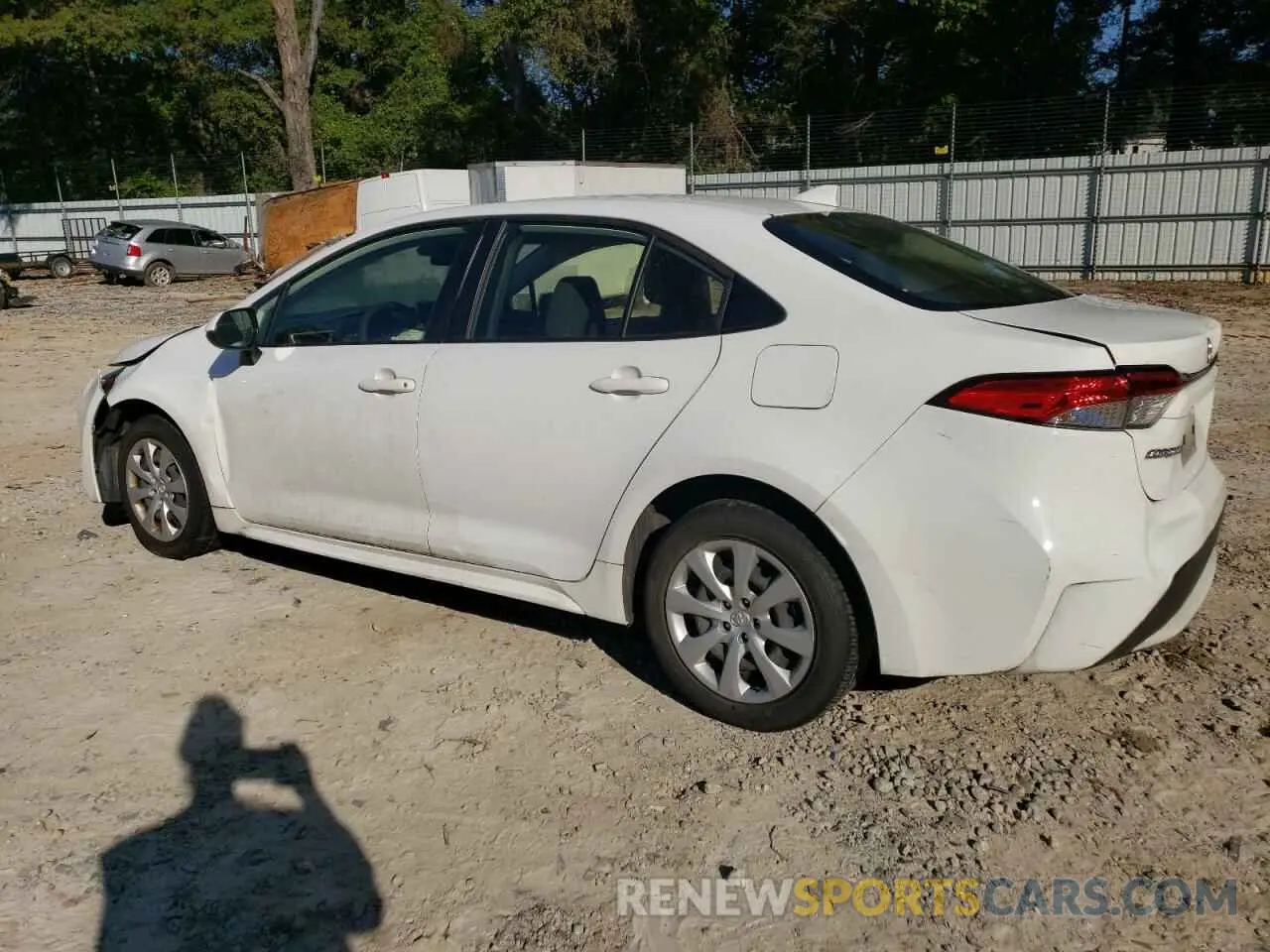 2 Photograph of a damaged car JTDEPRAE3LJ019155 TOYOTA COROLLA 2020