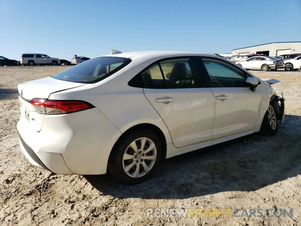 3 Photograph of a damaged car JTDEPRAE3LJ019155 TOYOTA COROLLA 2020